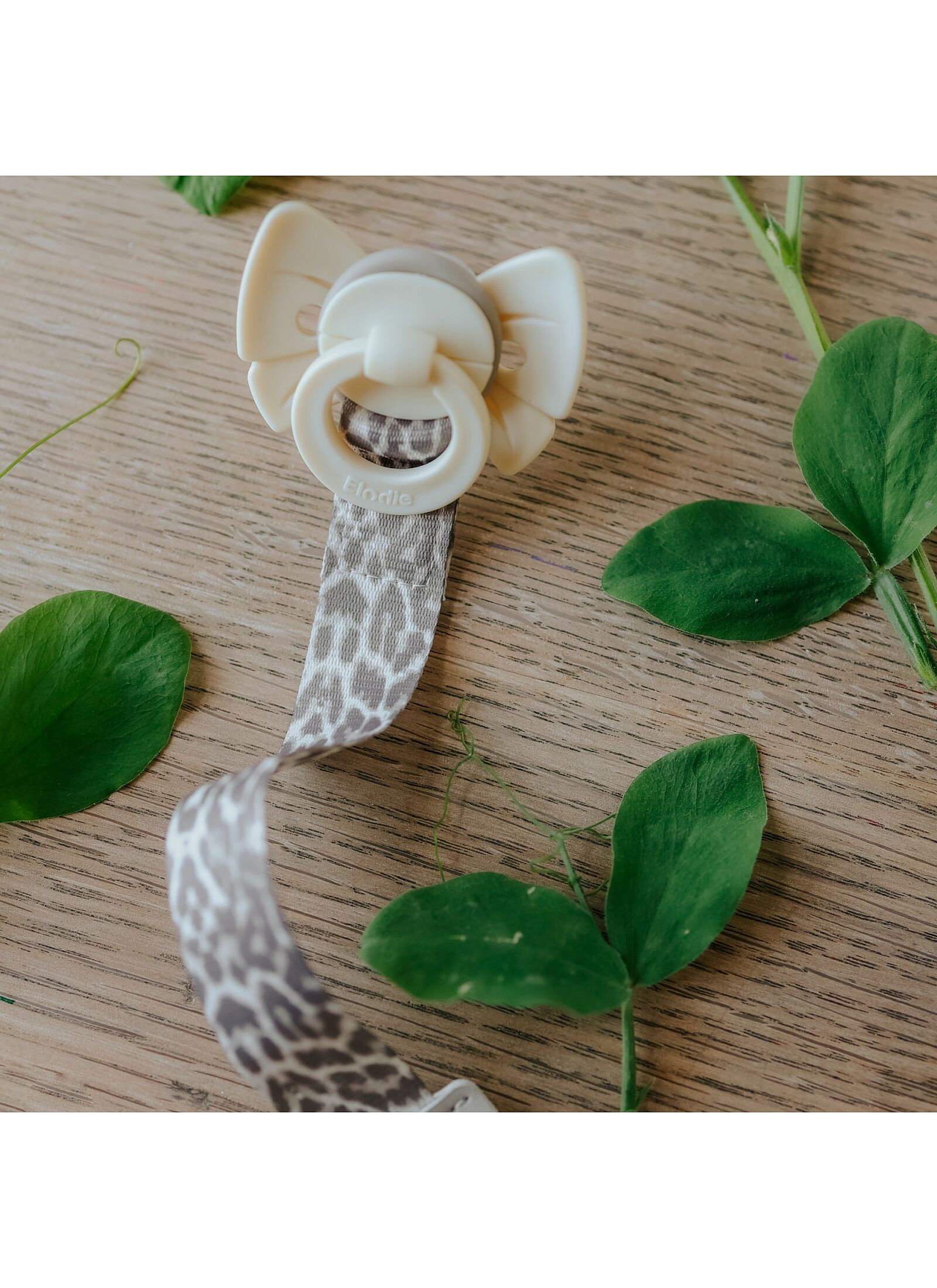 PACIFIER CLIP LE LEOPARD