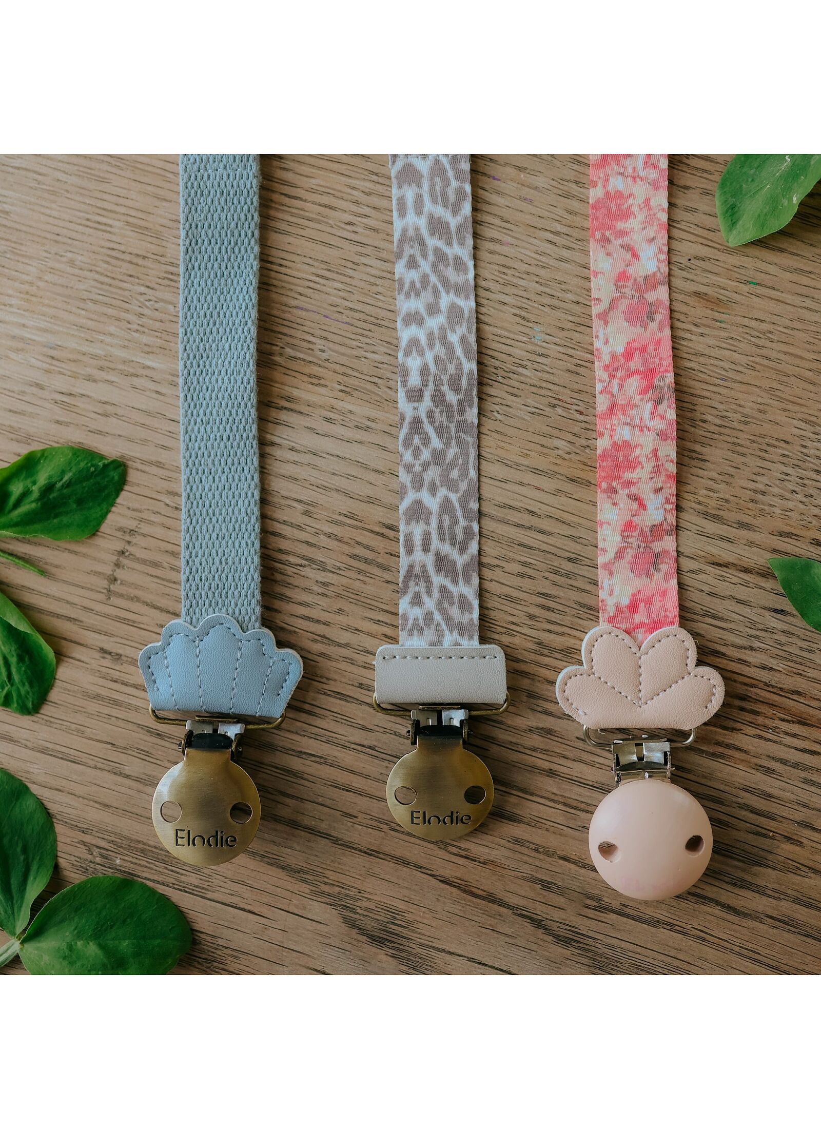 PACIFIER CLIP LE LEOPARD