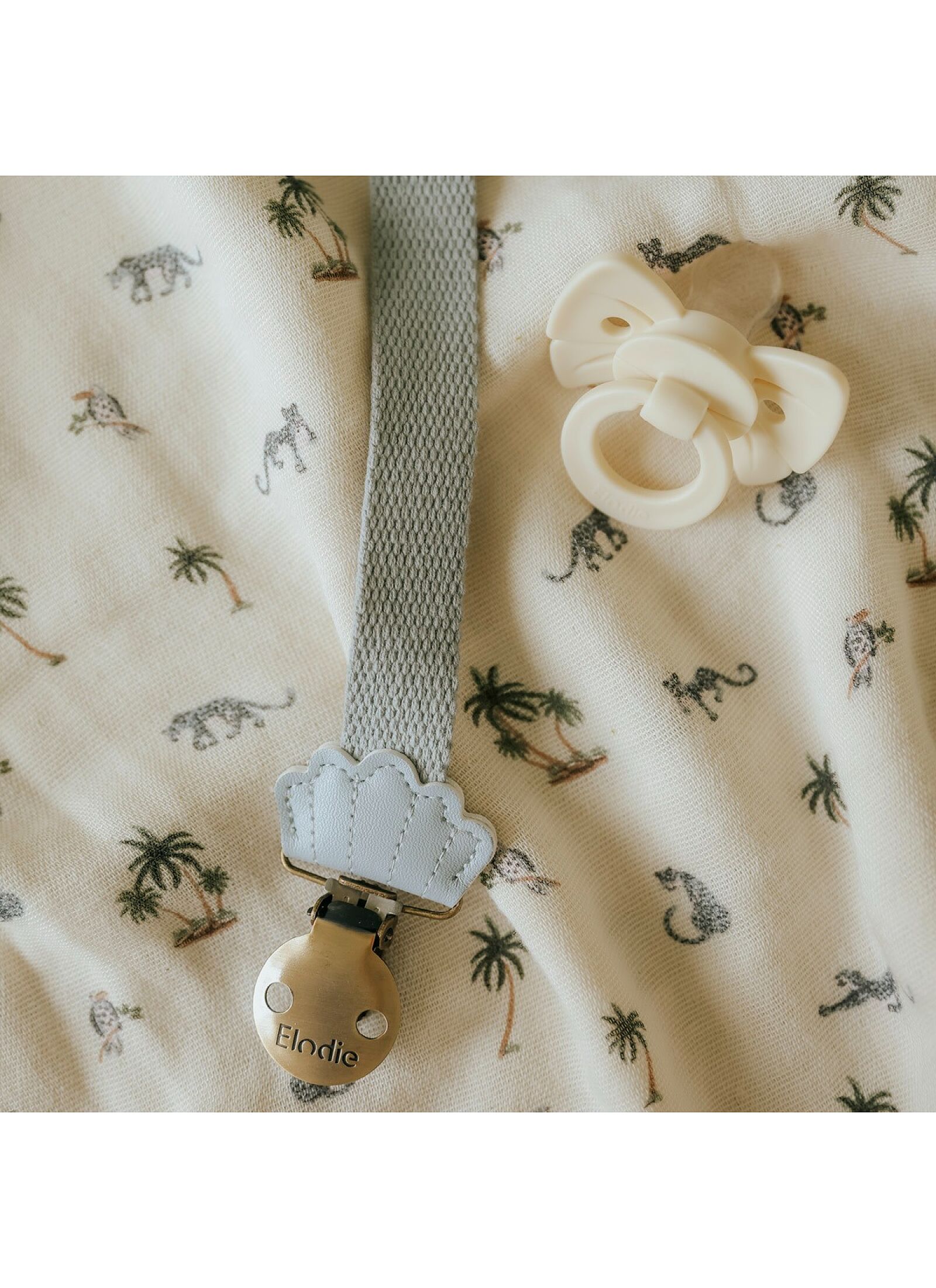 PACIFIER CLIP SUNRISE BLUE