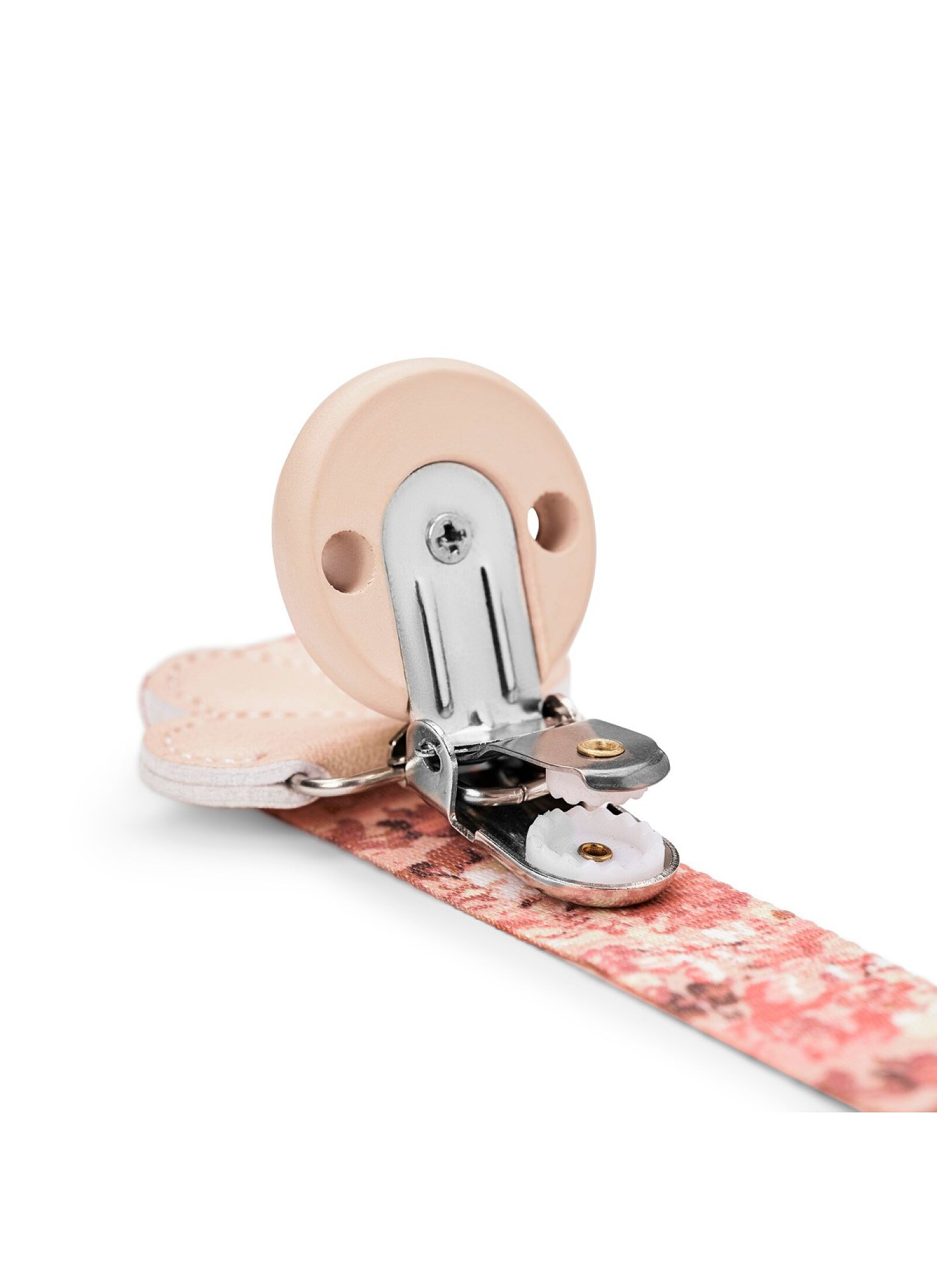 PACIFIER CLIP RIVER ROSE