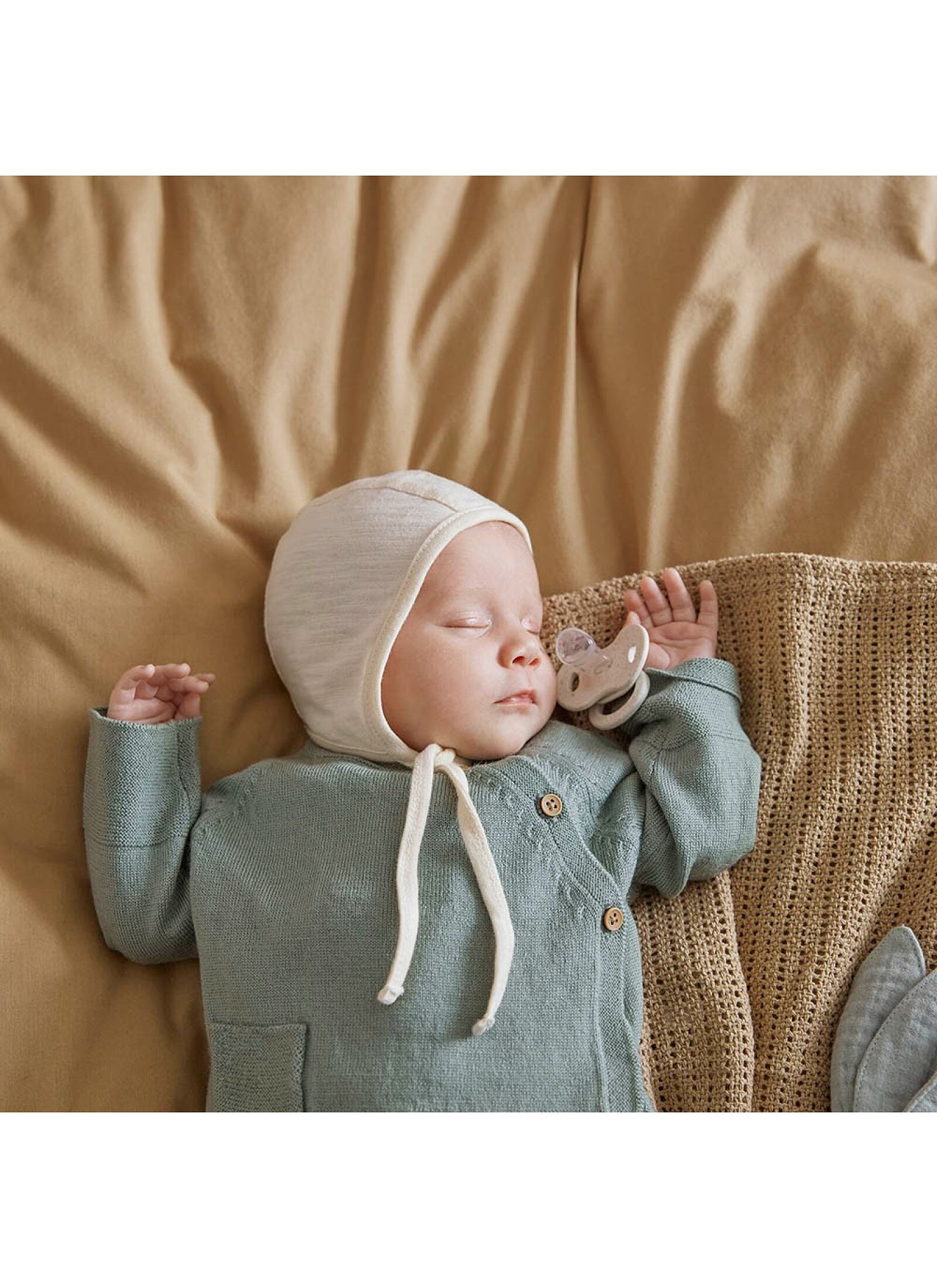 PACIFIER VANILLA WHITE(0-6M)