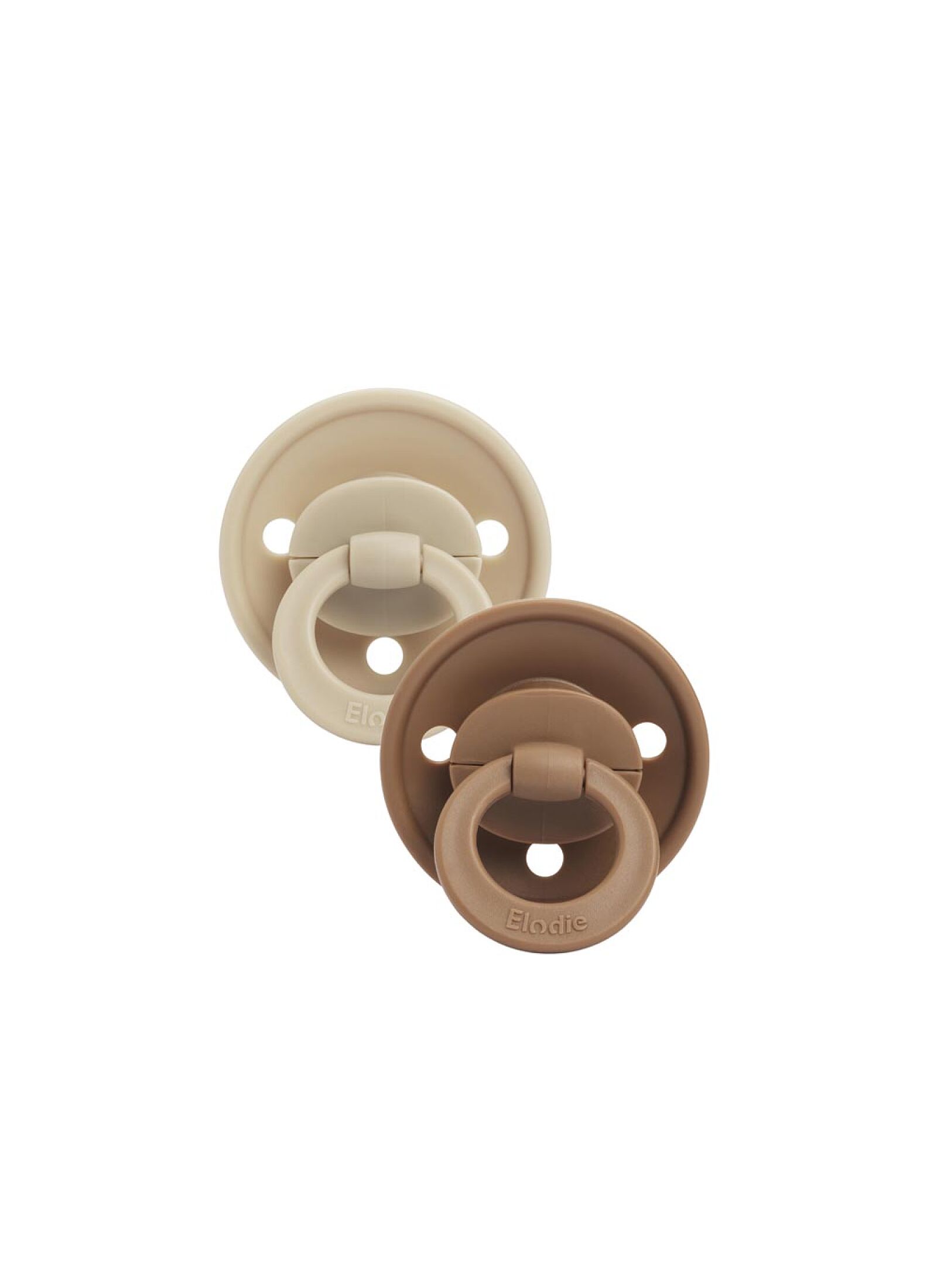PACIFIER 2 PCS PURE KHAKI(+3M)