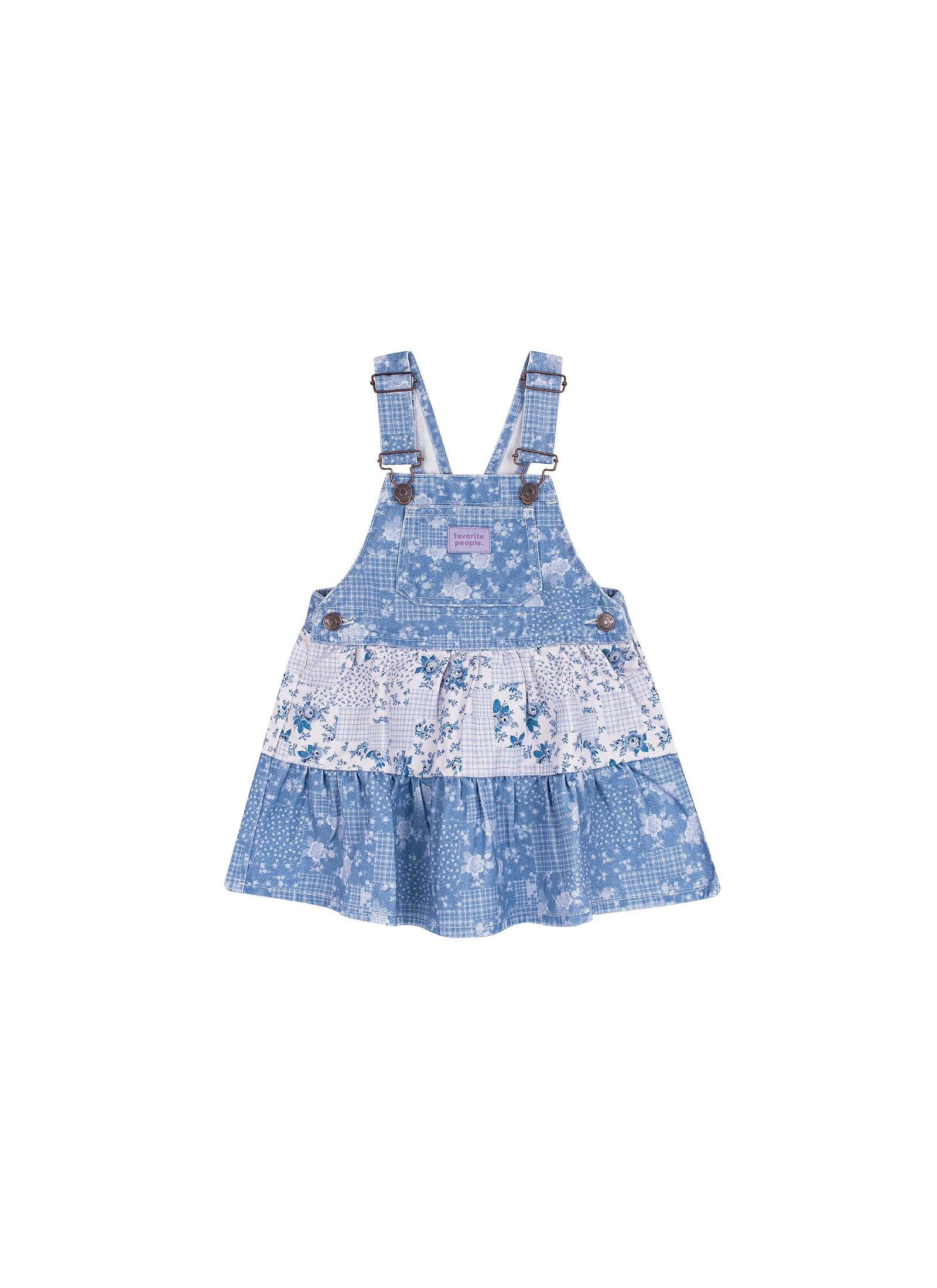 DUNGAREE DRESS POMBALINO