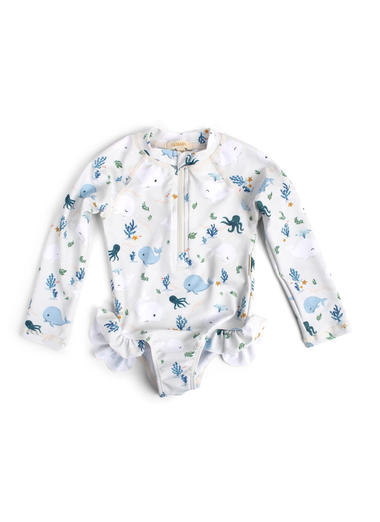 LONGSLEEVE SWIMSUIT (3-4Y) CHRISTIAN'S WHALE TALES