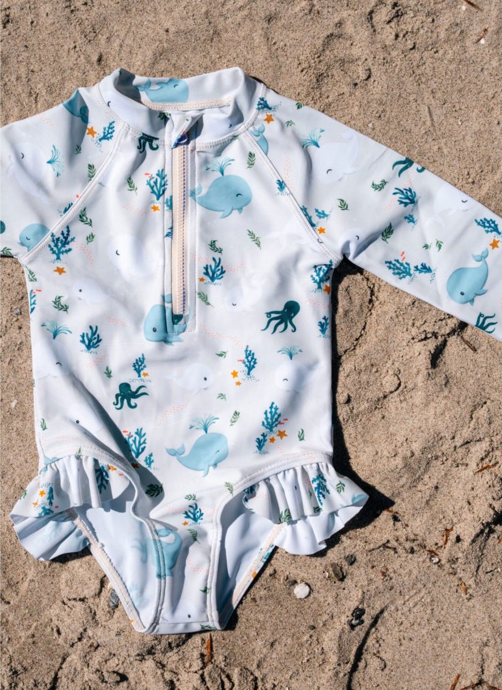LONGSLEEVE SWIMSUIT (3-4Y) CHRISTIAN'S WHALE TALES