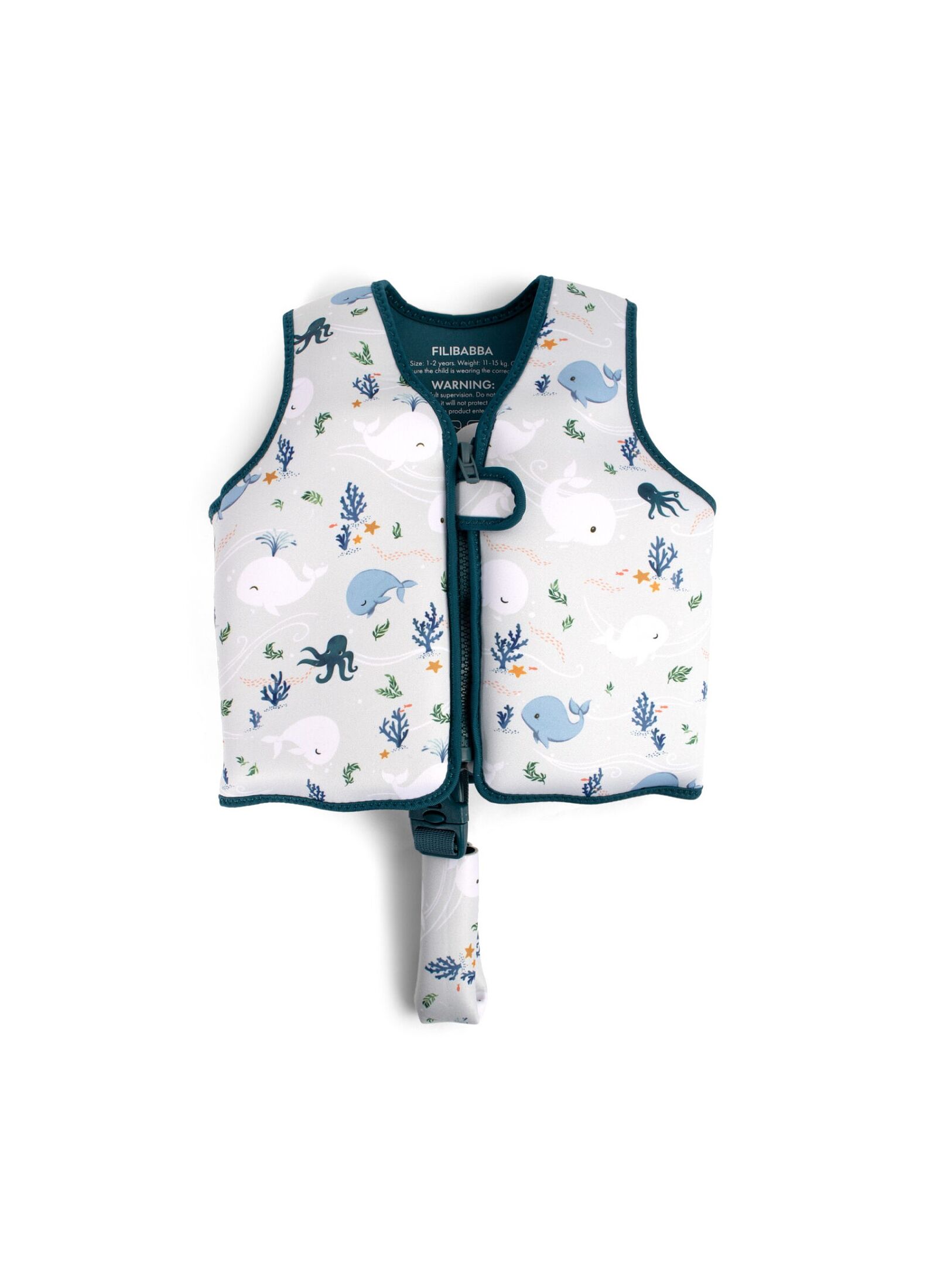 SWIM VEST (1-2Y) CHRISTIAN'S WHALE TALES