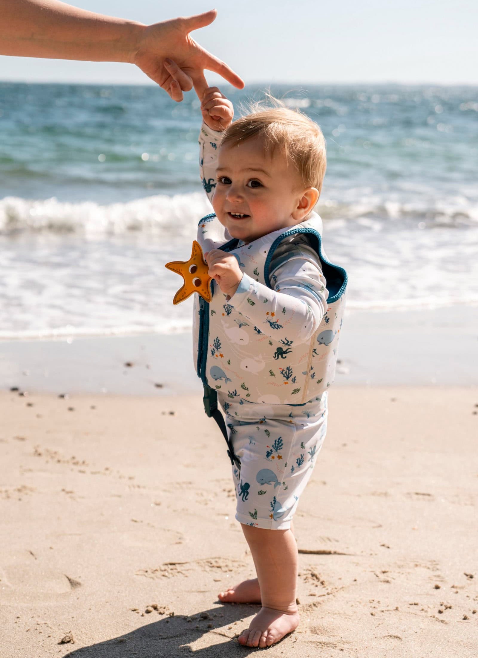 SWIM VEST (1-2Y) CHRISTIAN'S WHALE TALES