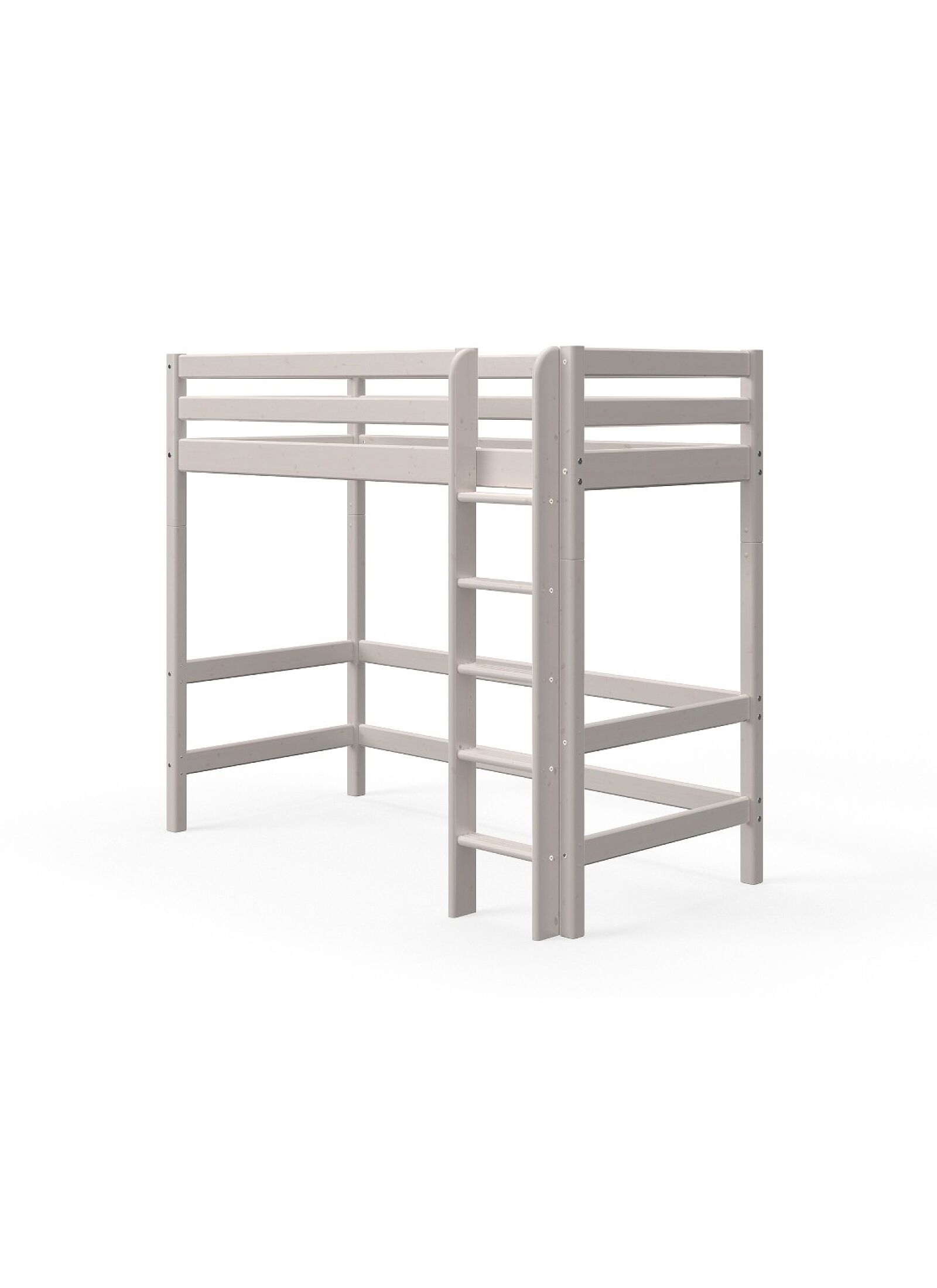 HIGH SINGLE BED CLASSIC GREY WASHED (90X200)
