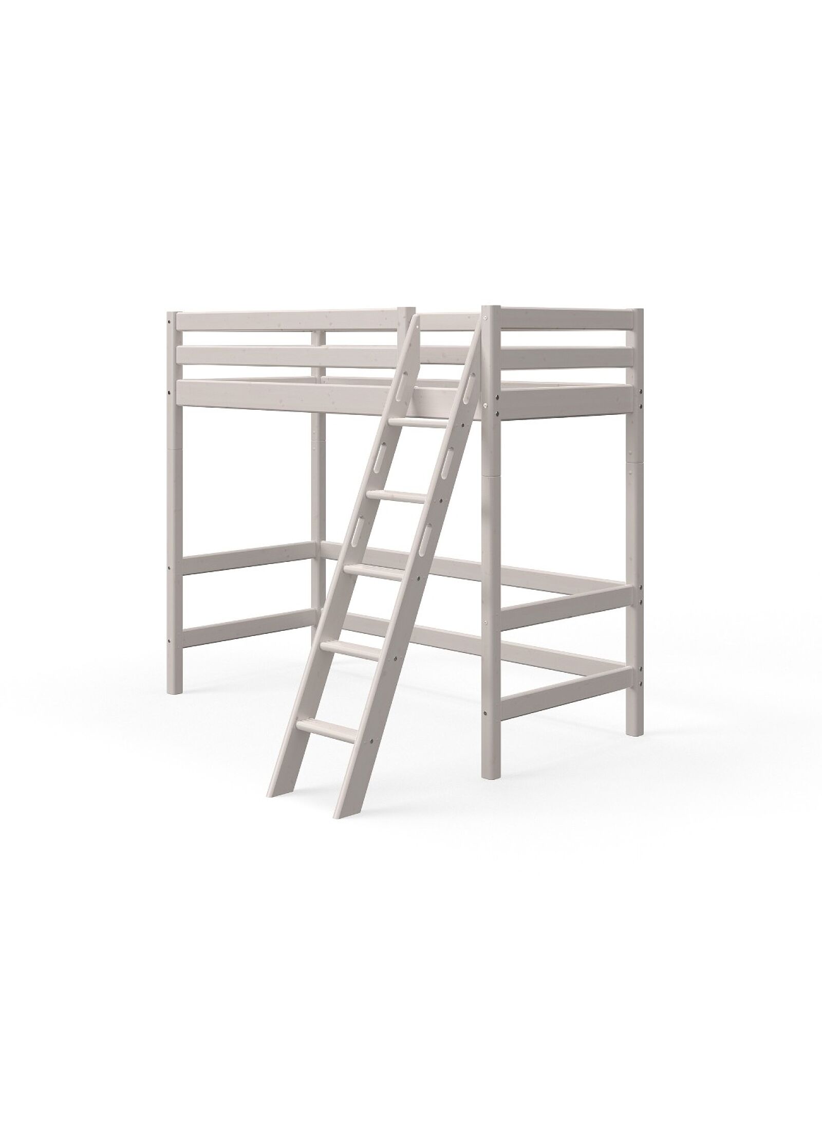 HIGH SINGLE BED CLASSIC GREY WASHED (90X200)