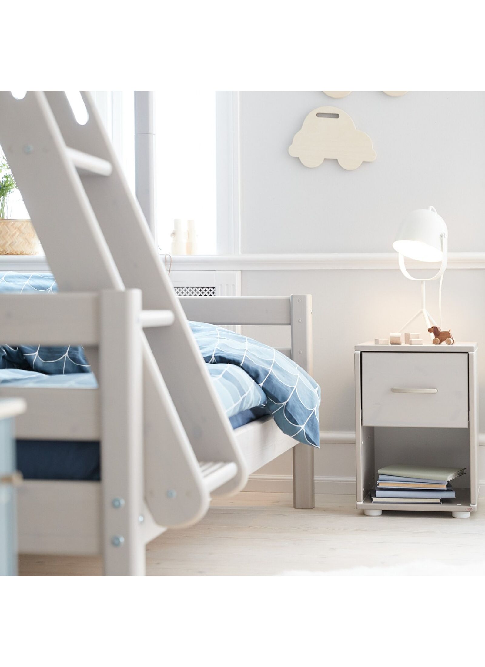 BUNK BED CLASSIC GREY WASHED (90X200 + 140X200)