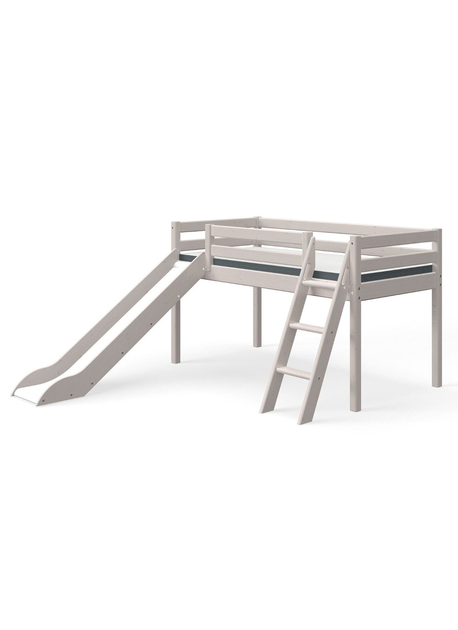 MID-HIGH SINGLE BED CLASSIC GREY WASHED (90X200)