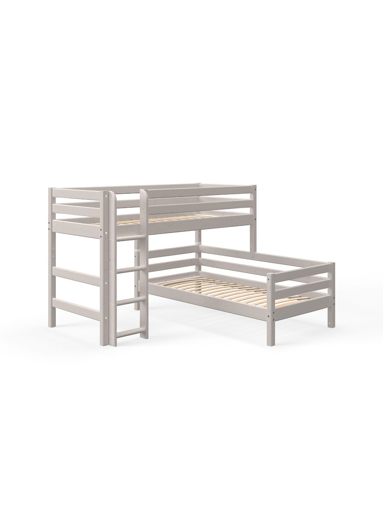 SEMI-HIGH BUNK BED CLASSIC GREY WASHED