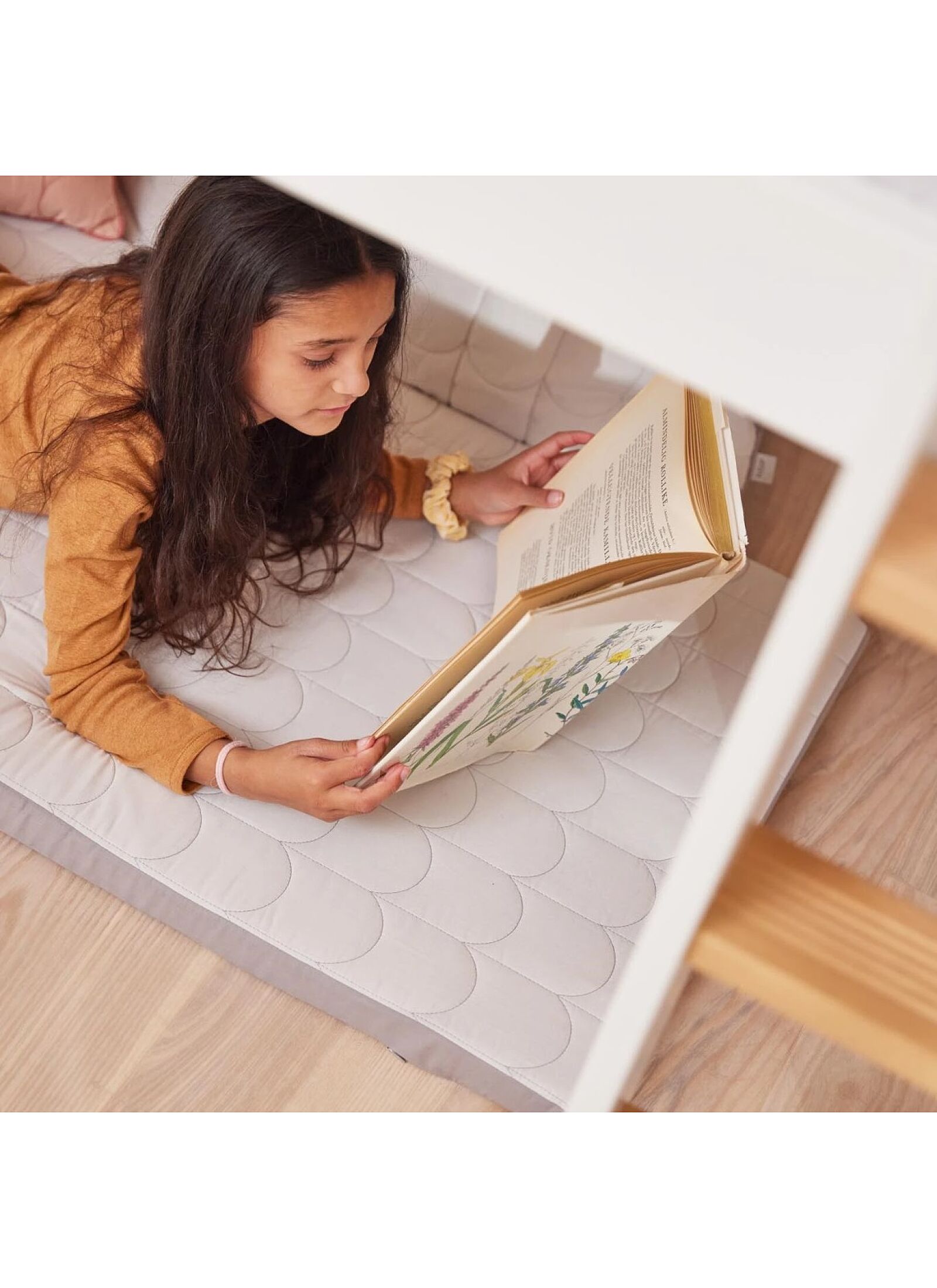 MID-HIGH SINGLE BED NOR WHITE (90X200)