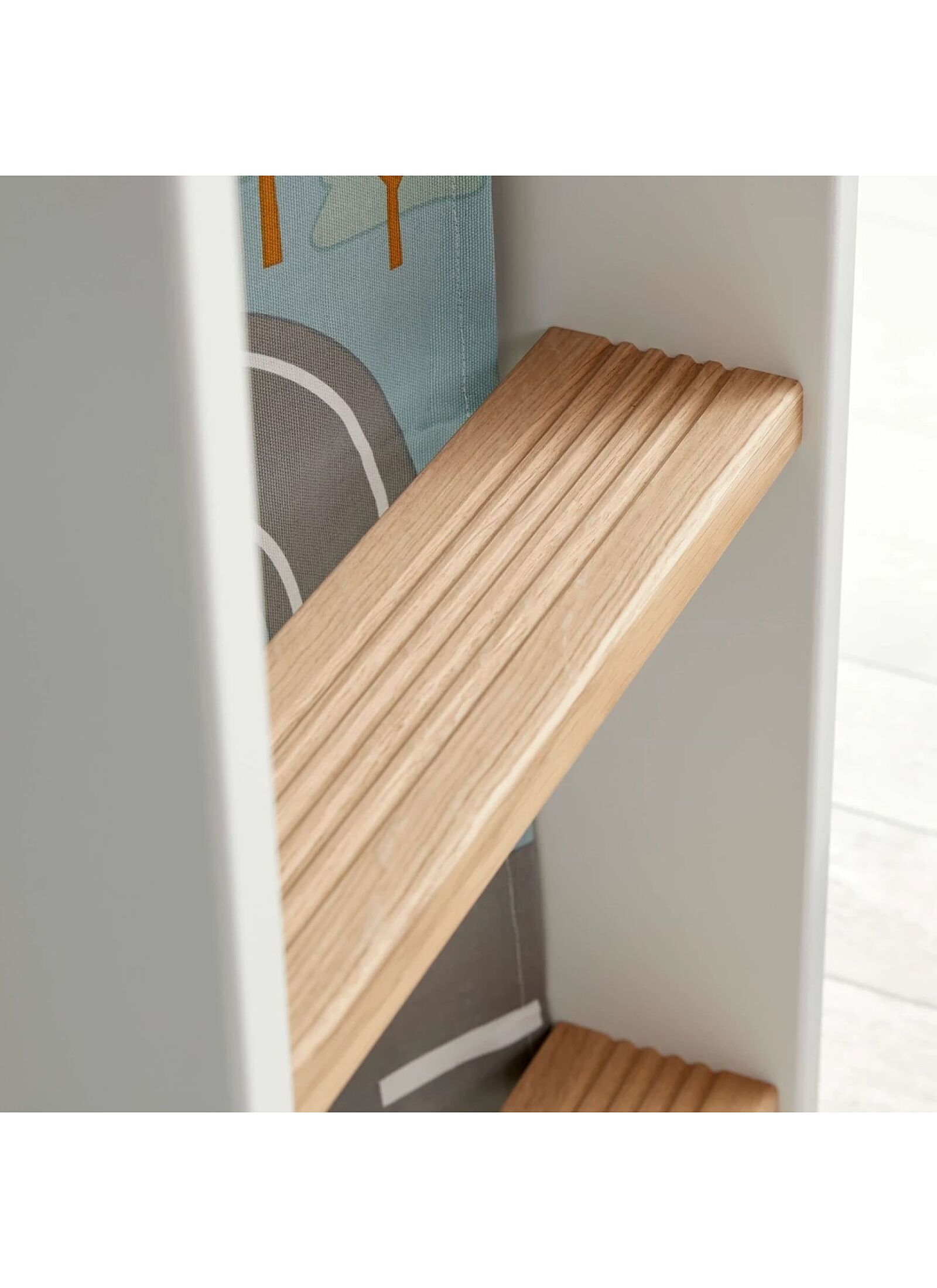 SEMI-HIGH SINGLE BED NOR WHITE (90X200)