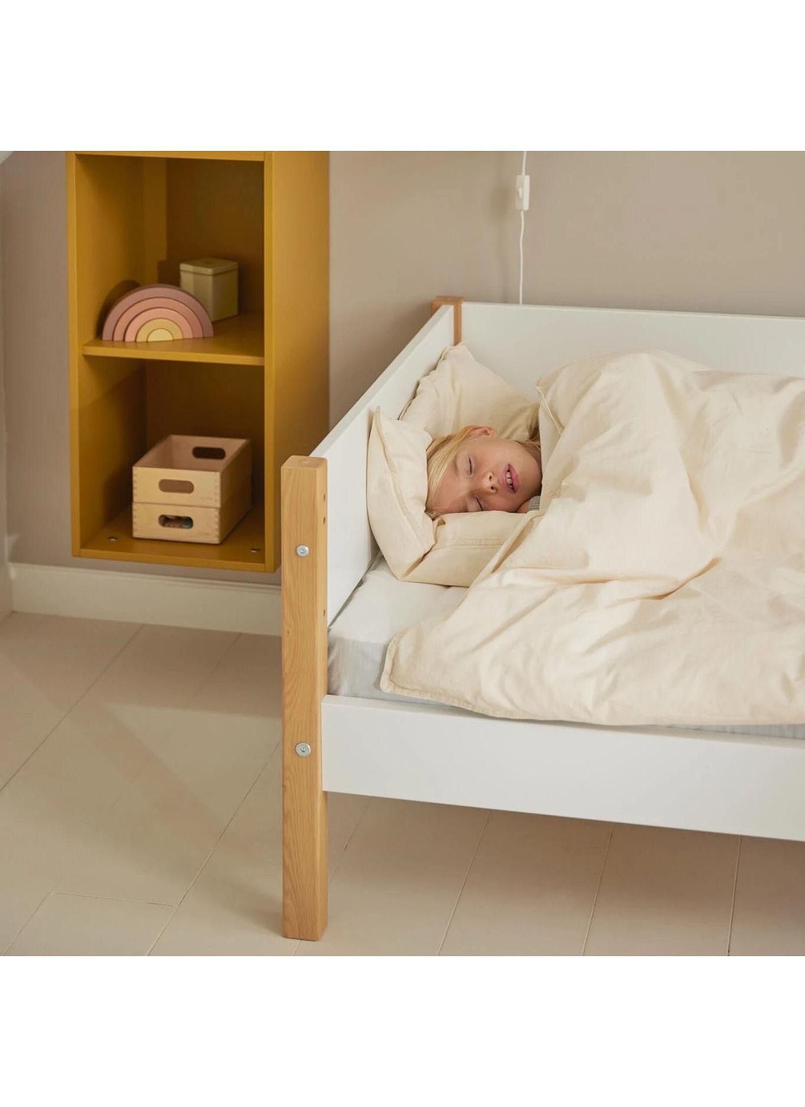 SINGLE BED NOR WHITE (90X200)