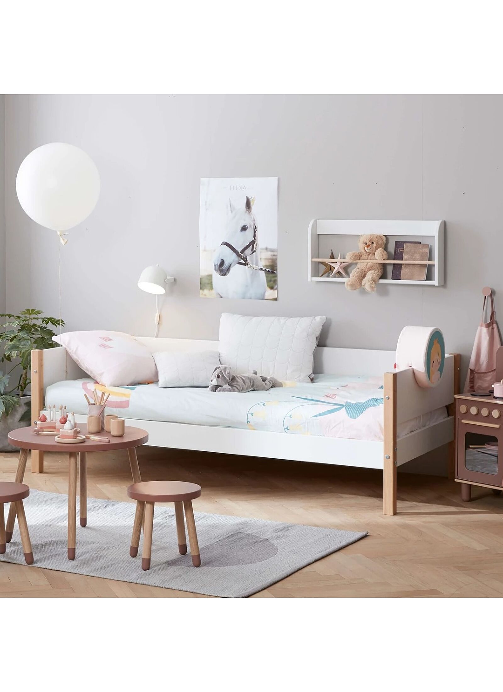 SINGLE BED NOR WHITE (90X200)