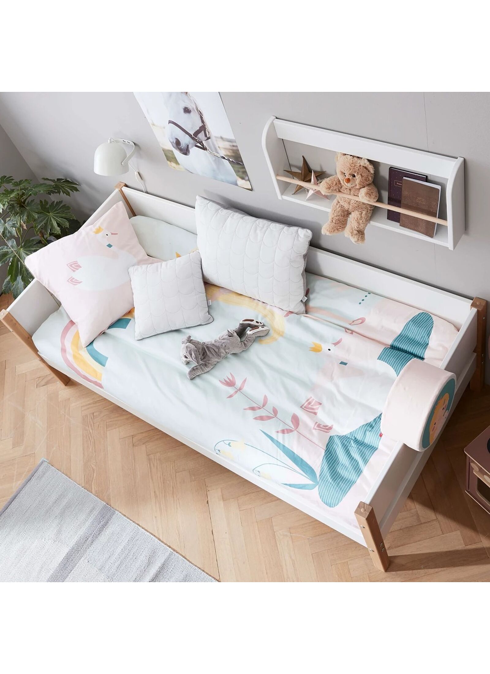 SINGLE BED NOR WHITE (90X200)