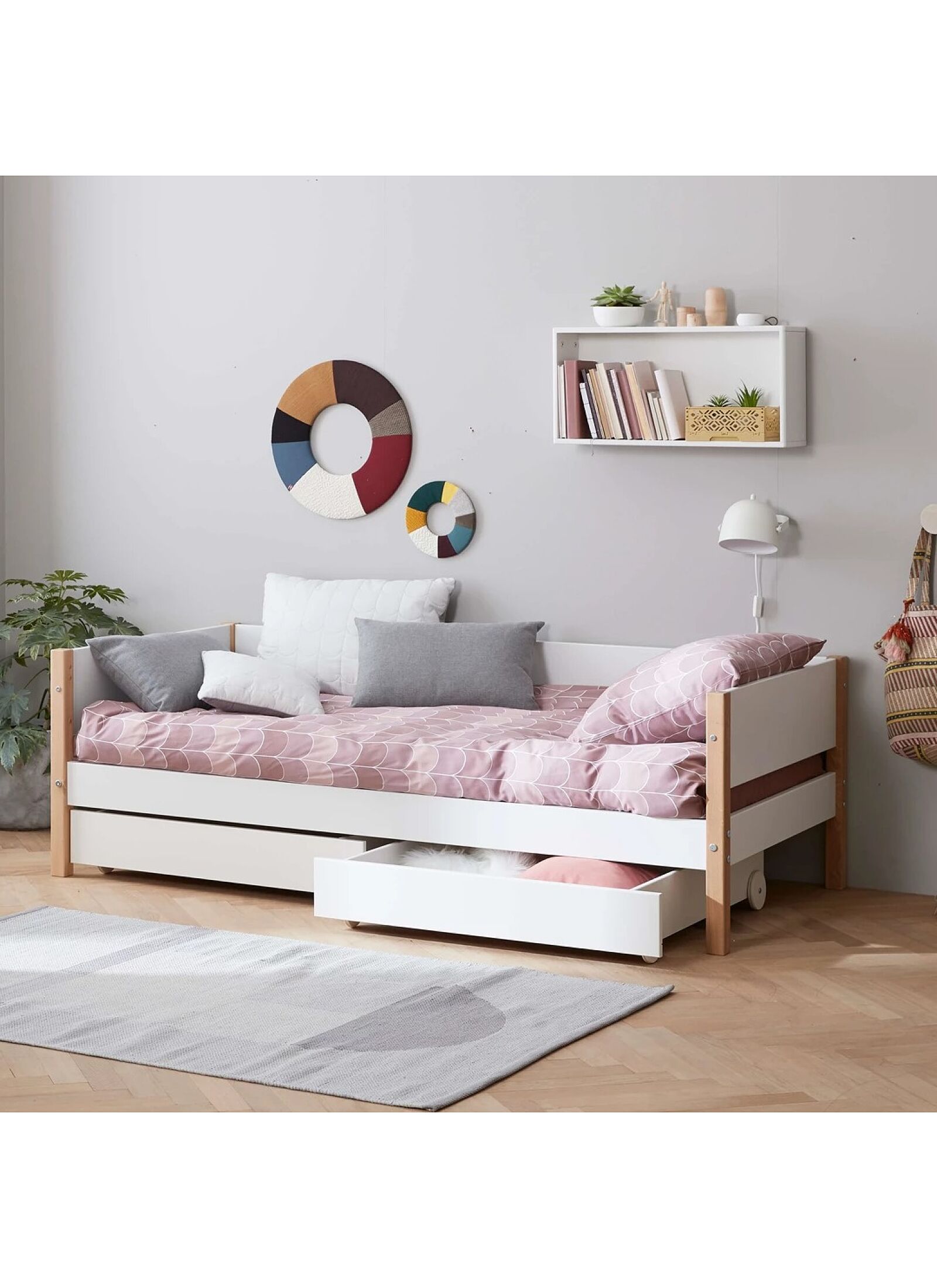 SINGLE BED NOR WHITE (90X200)