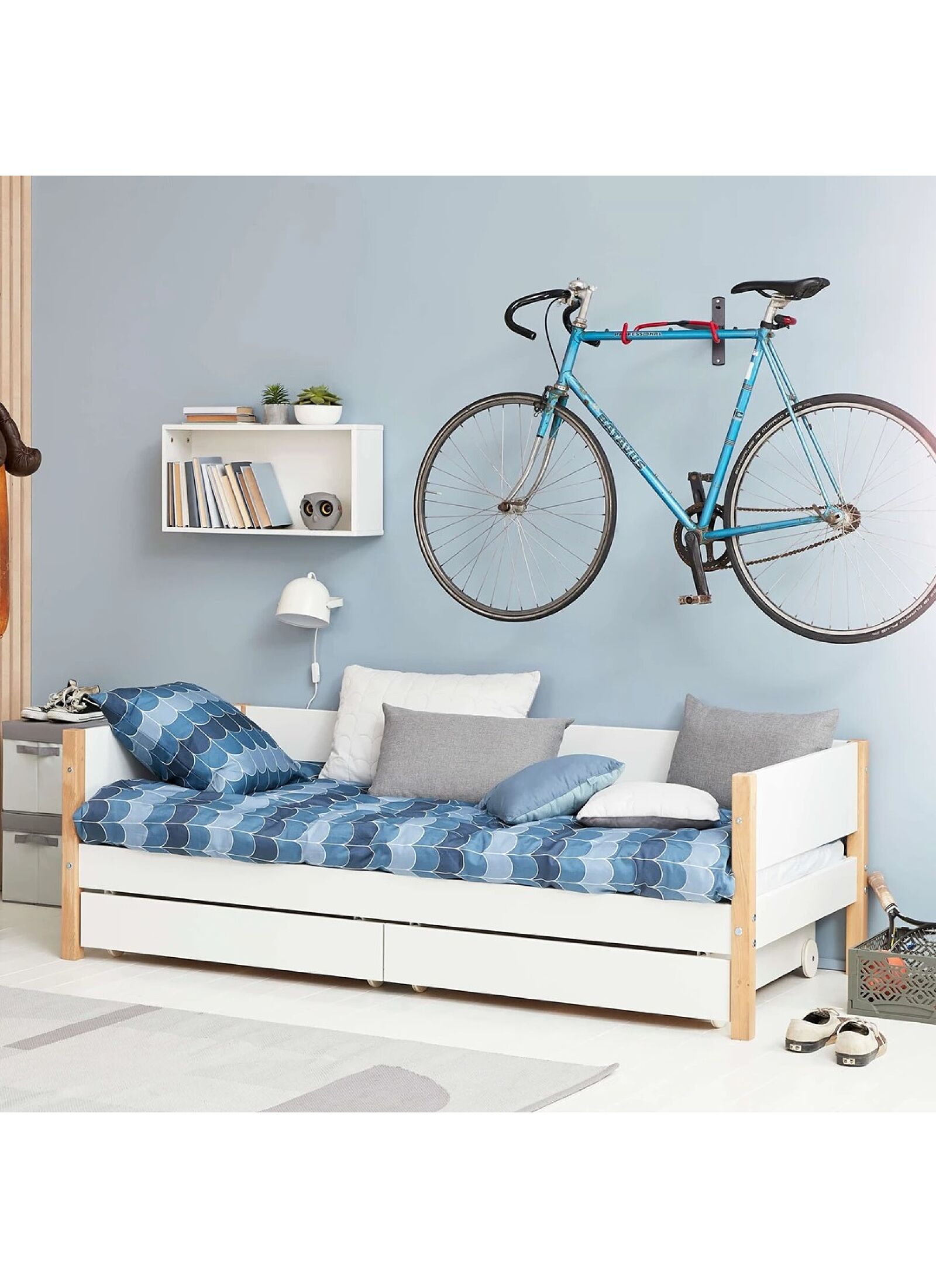 SINGLE BED NOR WHITE (90X200)