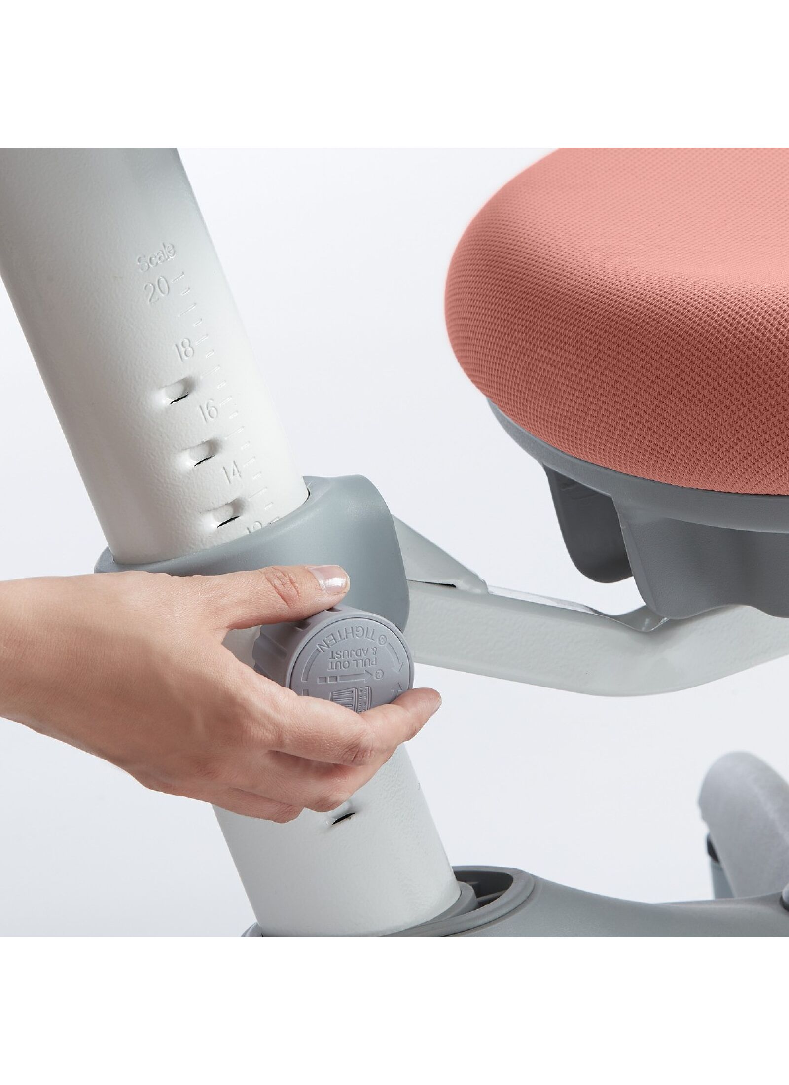 DESK CHAIR VERTO MISTY ROSE