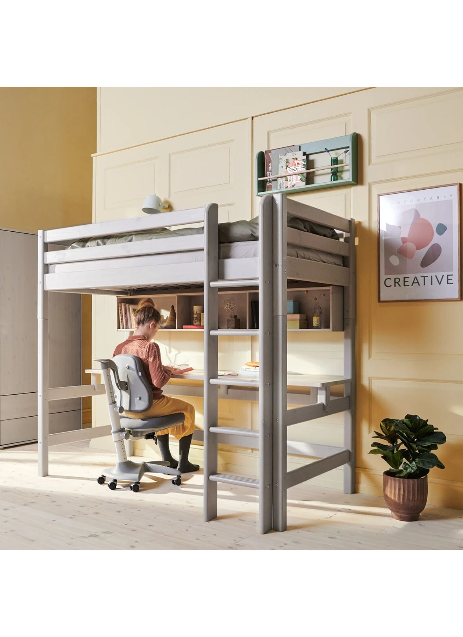 DESK CHAIR VERTO MISTY ROSE