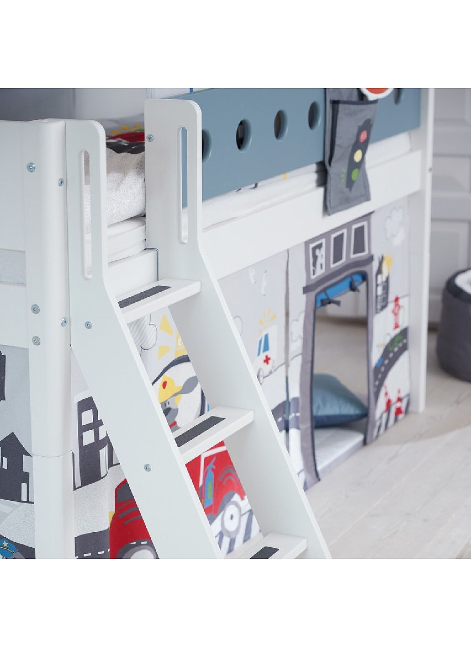 MID-HIGH SINGLE BED WHITE (90X200)