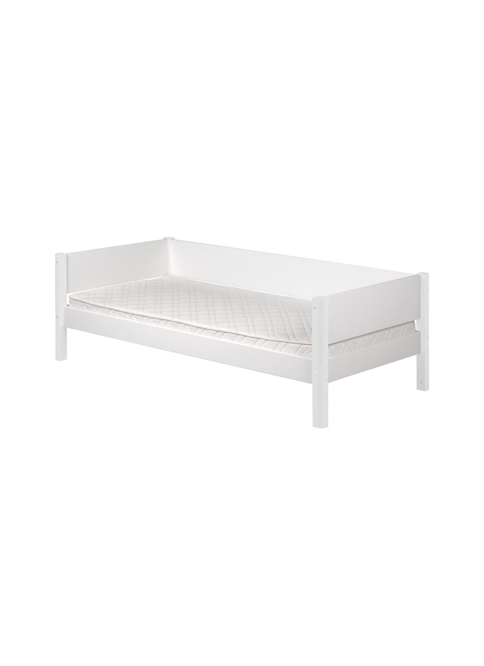 SINGLE BED WHITE (90X200)