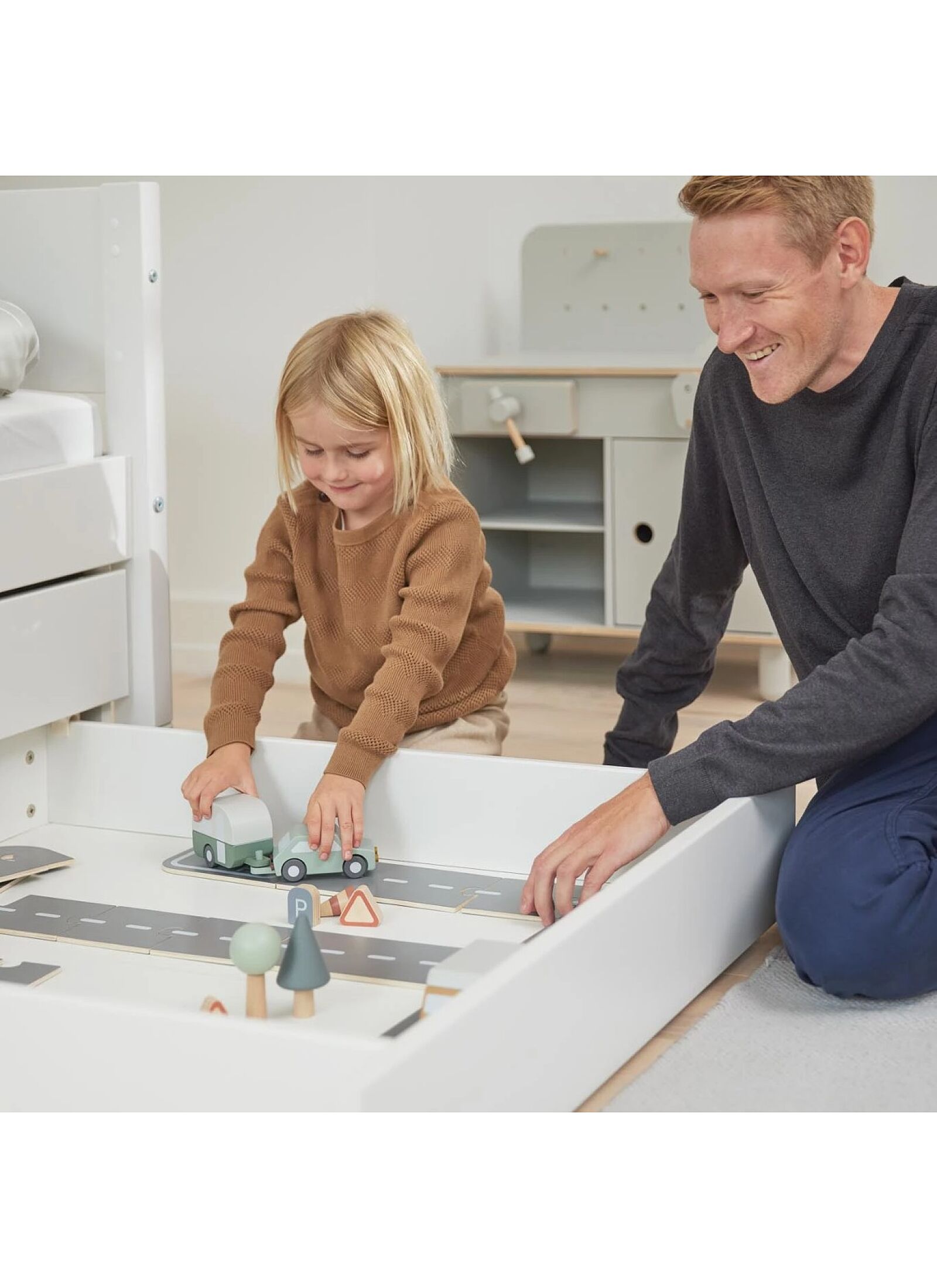 SINGLE BED WHITE (90X200)