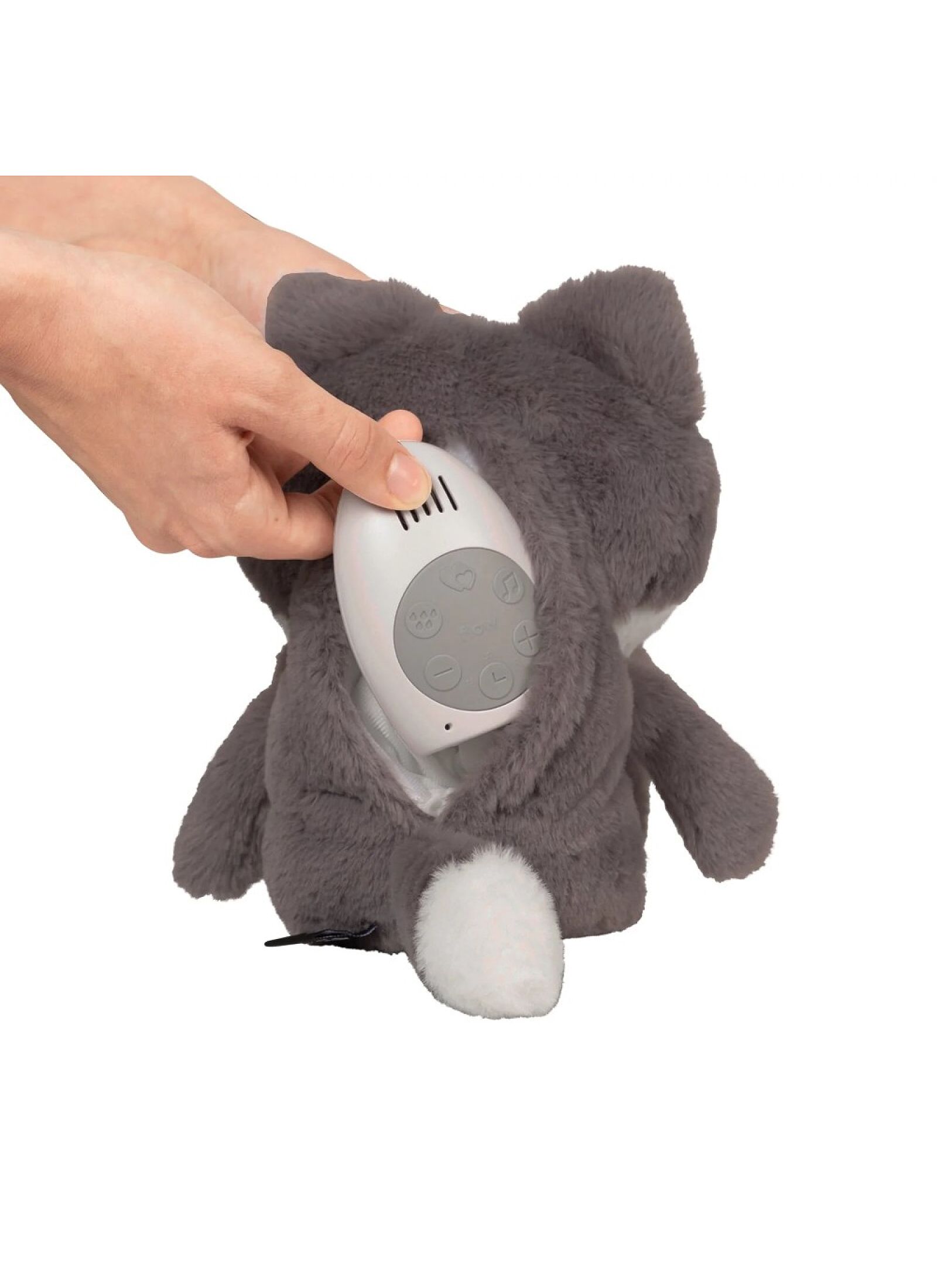 BABY COMFORTER ROBIN GREY