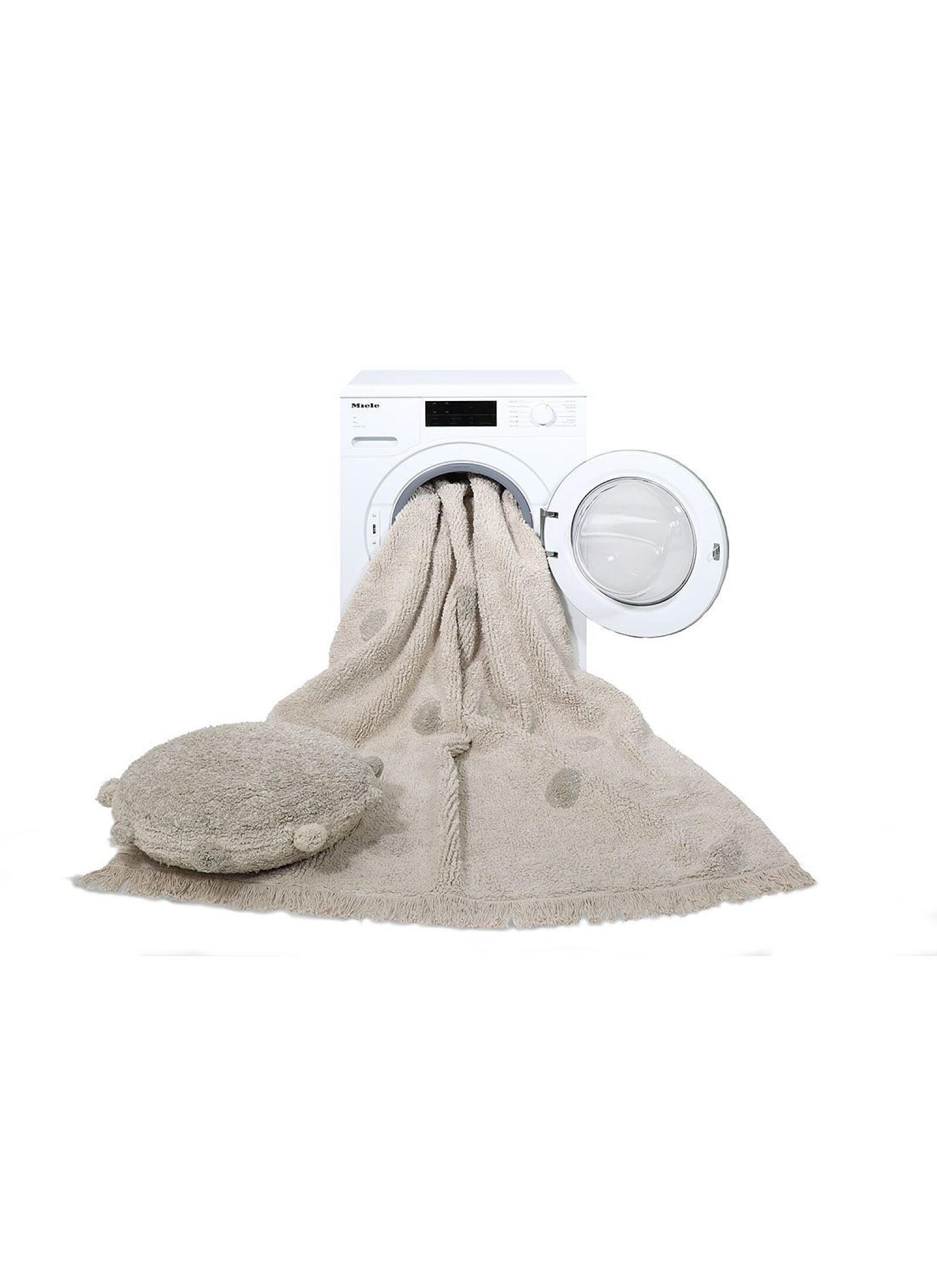 RUG HIPPY DOTS OLIVE (120X160)