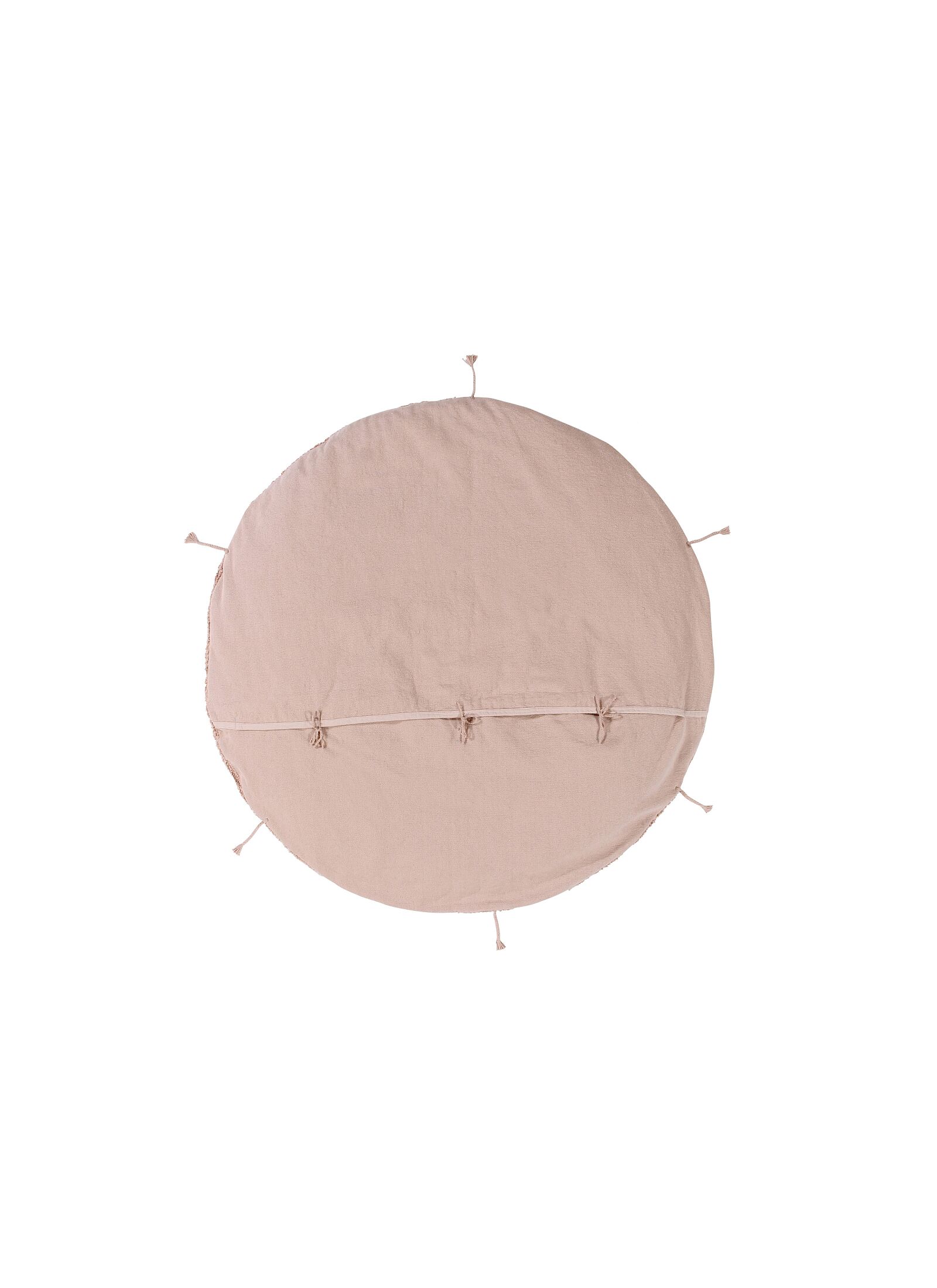 POUF-RUG LOU VINTAGE NUDE (120CM)