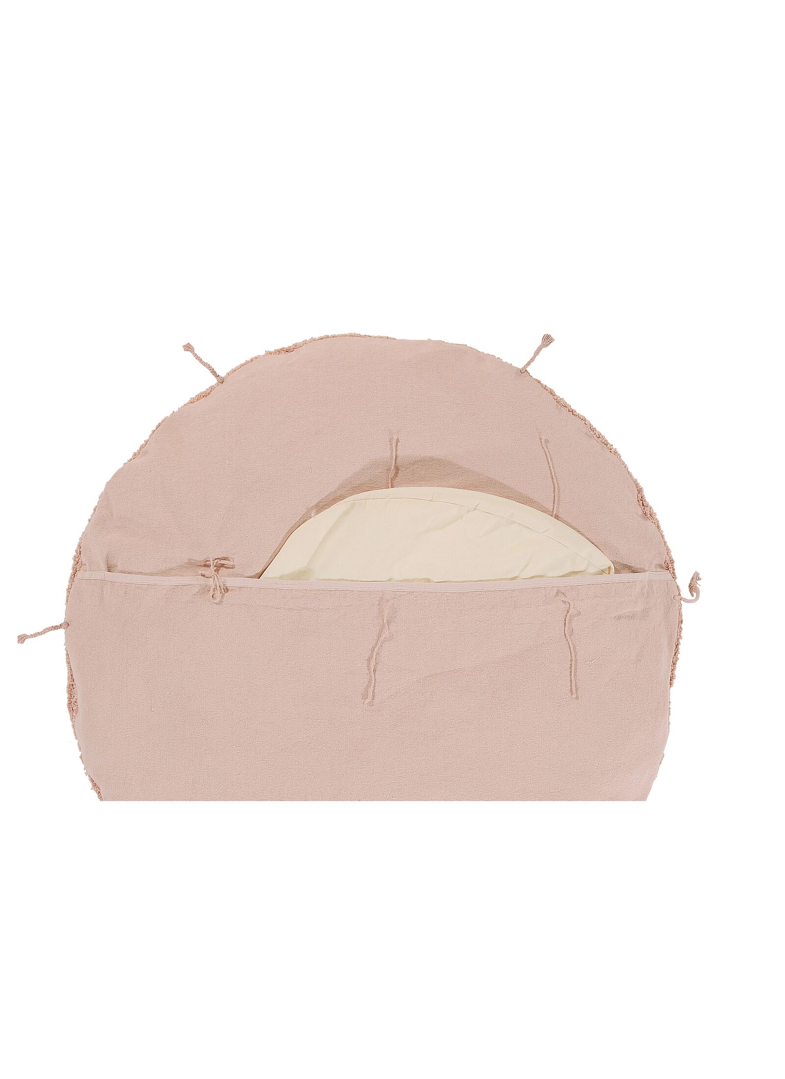 POUF-RUG LOU VINTAGE NUDE (120CM)