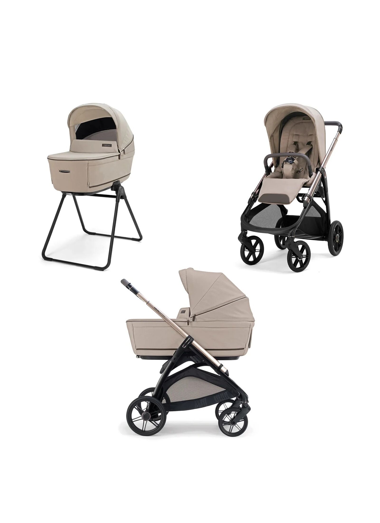 TRANSPORT SYSTEM STROLLER APTICA DUO VICUNA BEIGE