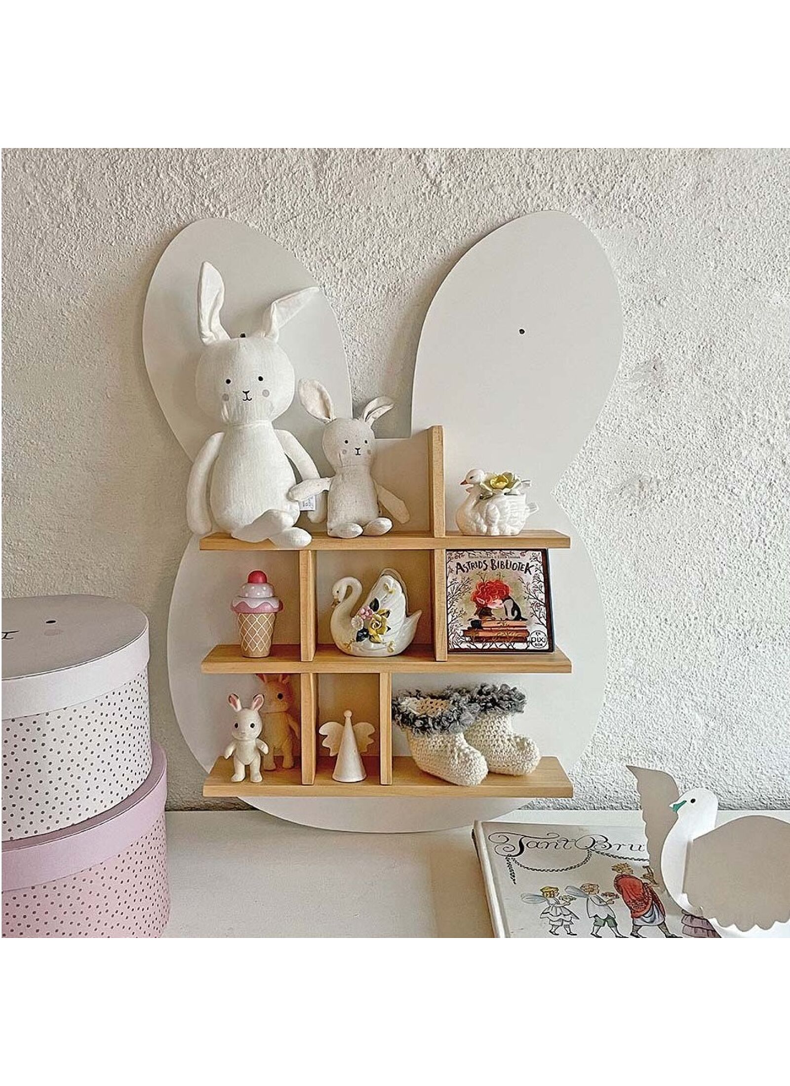 SHELF BUNNY WHITE