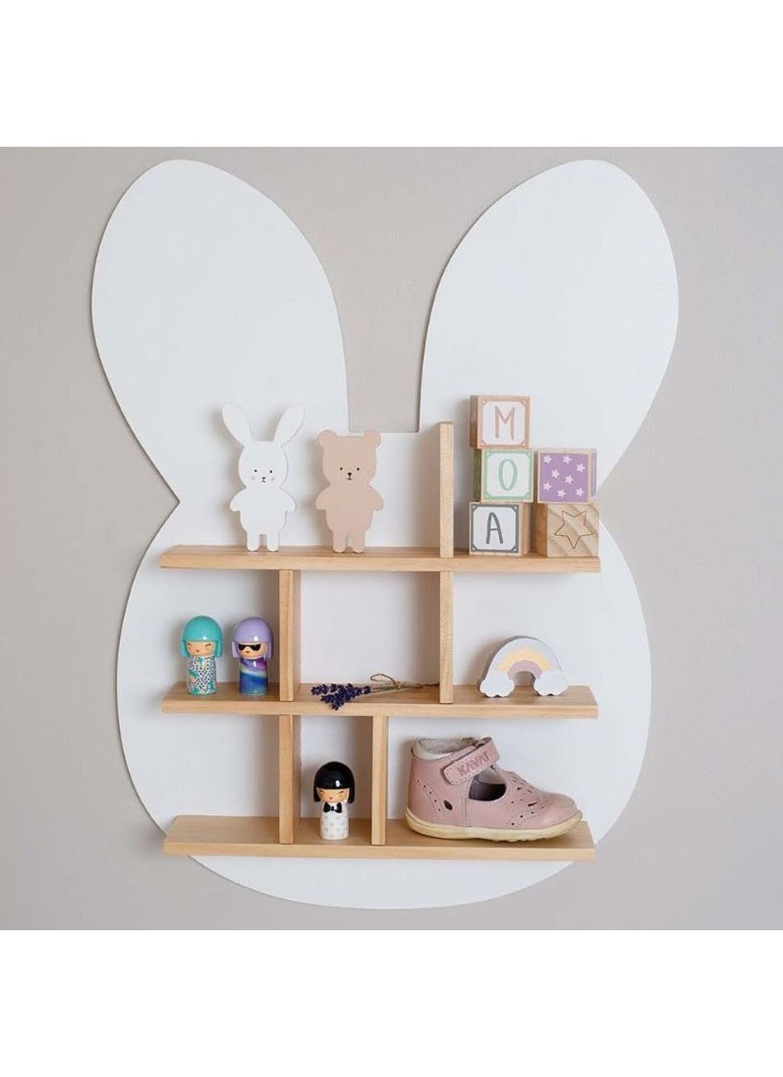 SHELF BUNNY WHITE