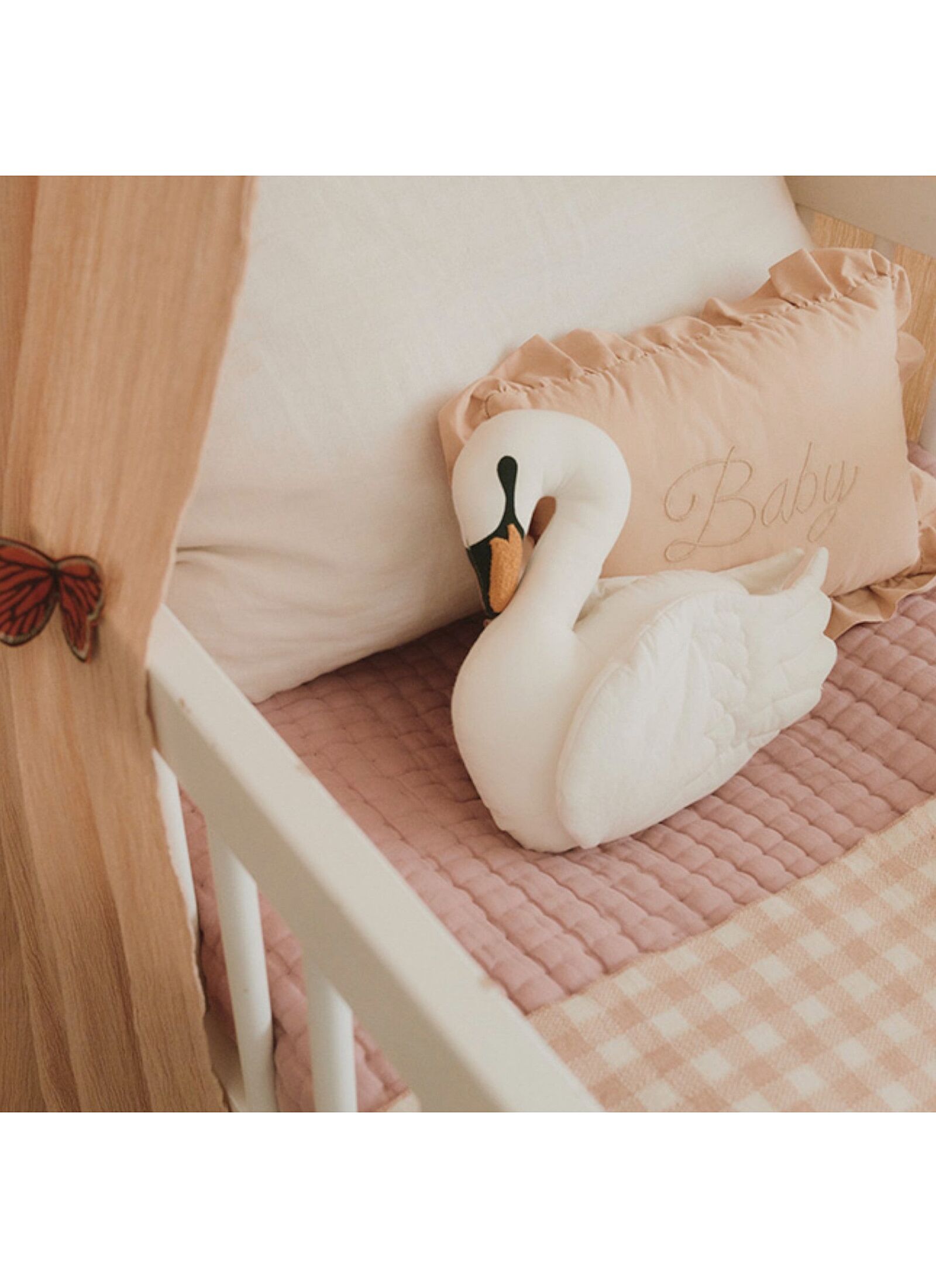 CUSHION SQUARE ROSE (32X22)