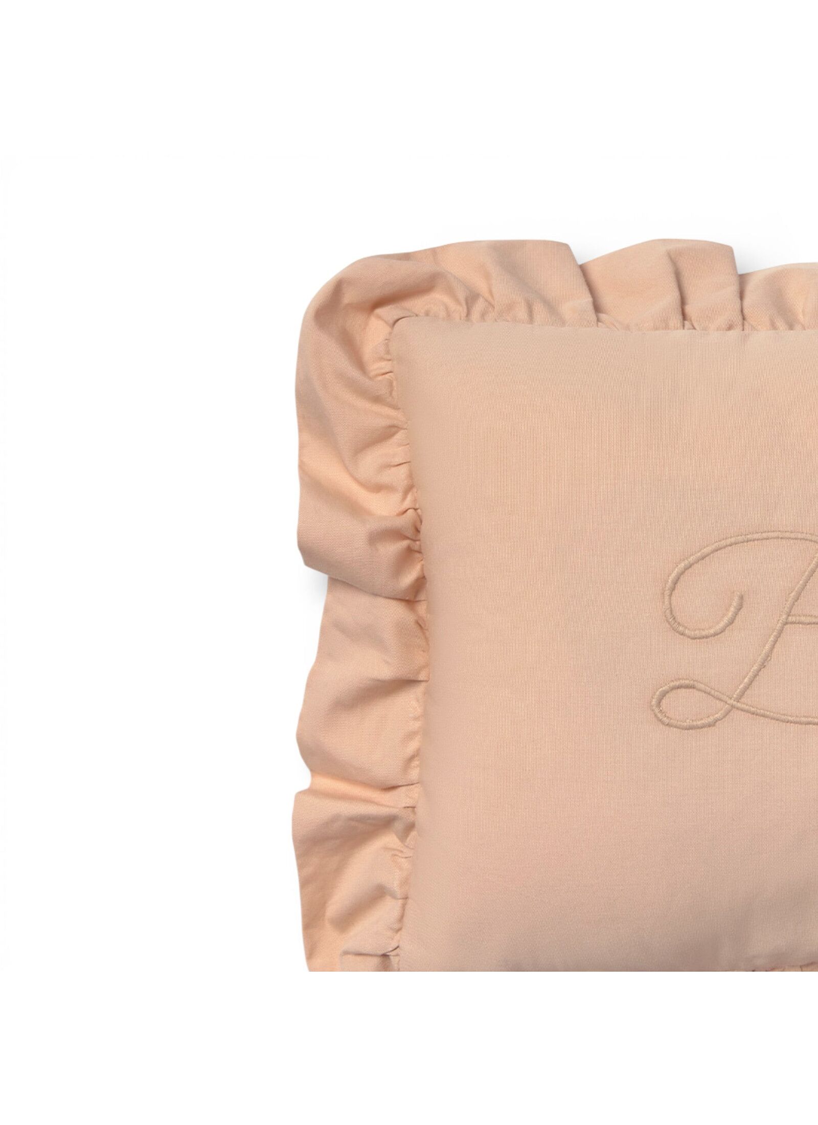 CUSHION SQUARE ROSE (32X22)