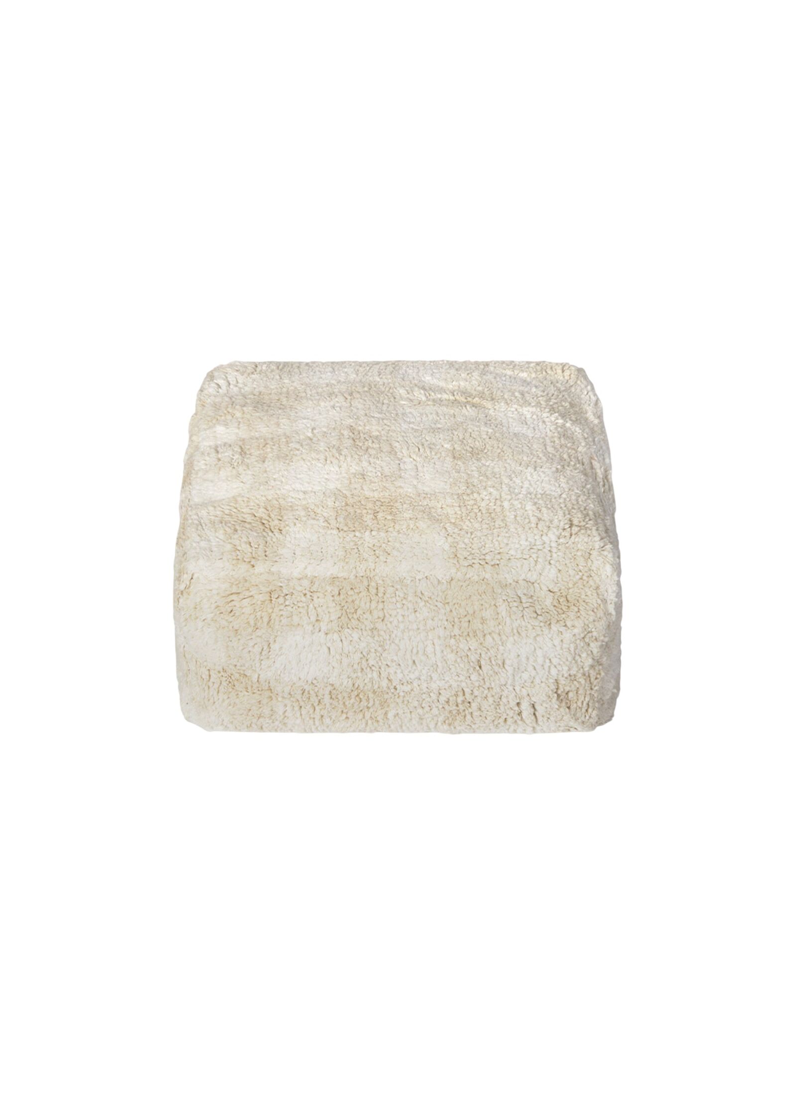 FLOOR CUSHION VICHY IVORY