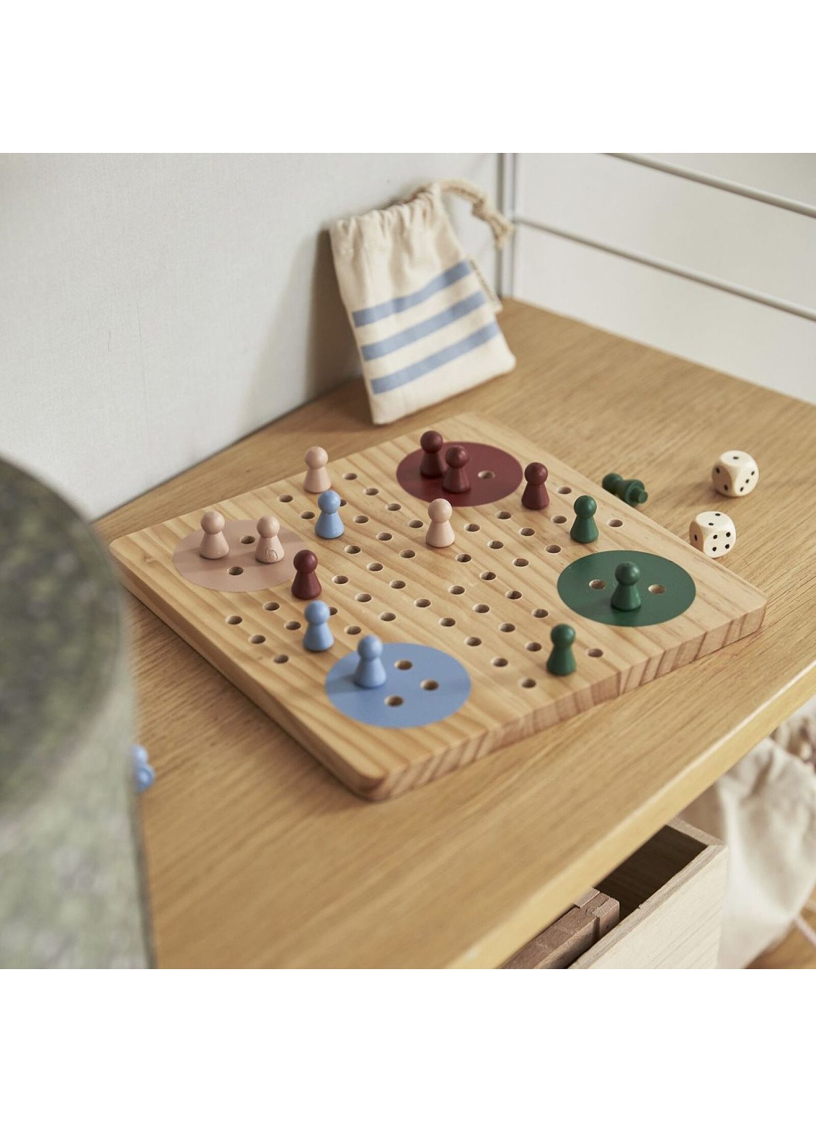 WOODEN LUDO GAME CARL LARSSON