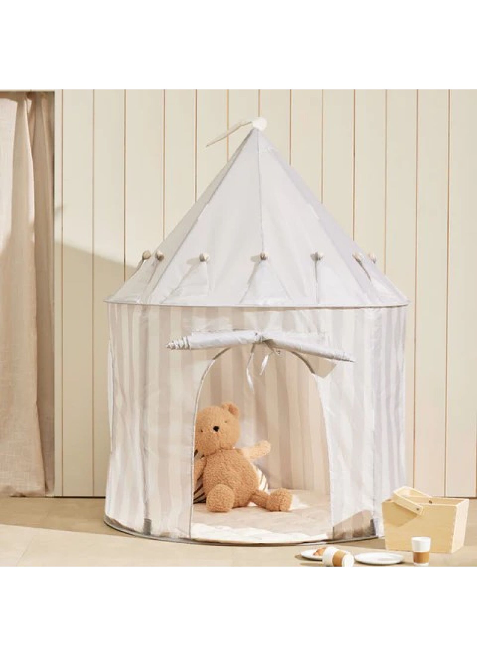 TENT STAR GREY STRIPED