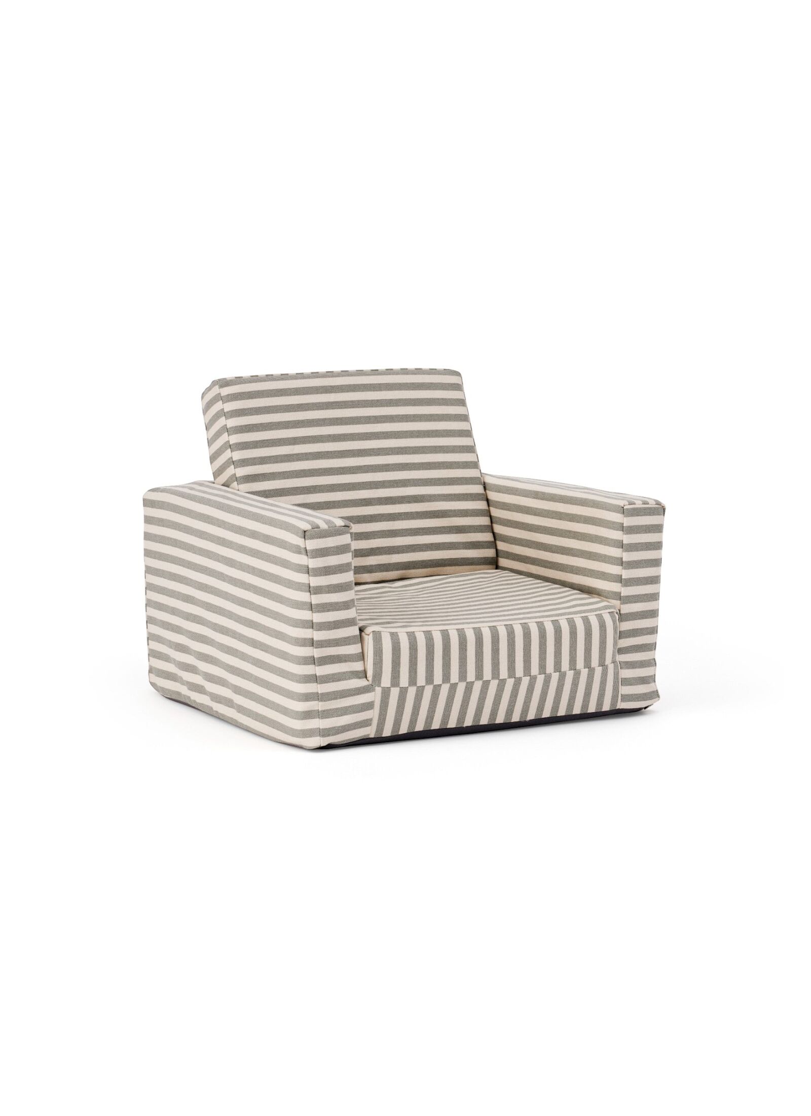 FOLDING ARMCHAIR KID'S BASE STRIPE