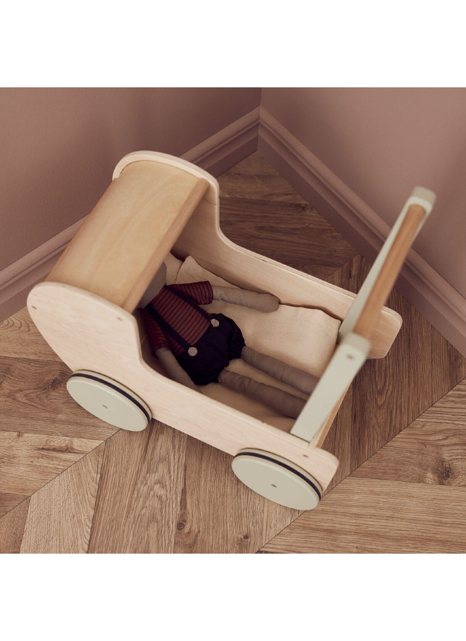 DOLL PRAM NATURAL
