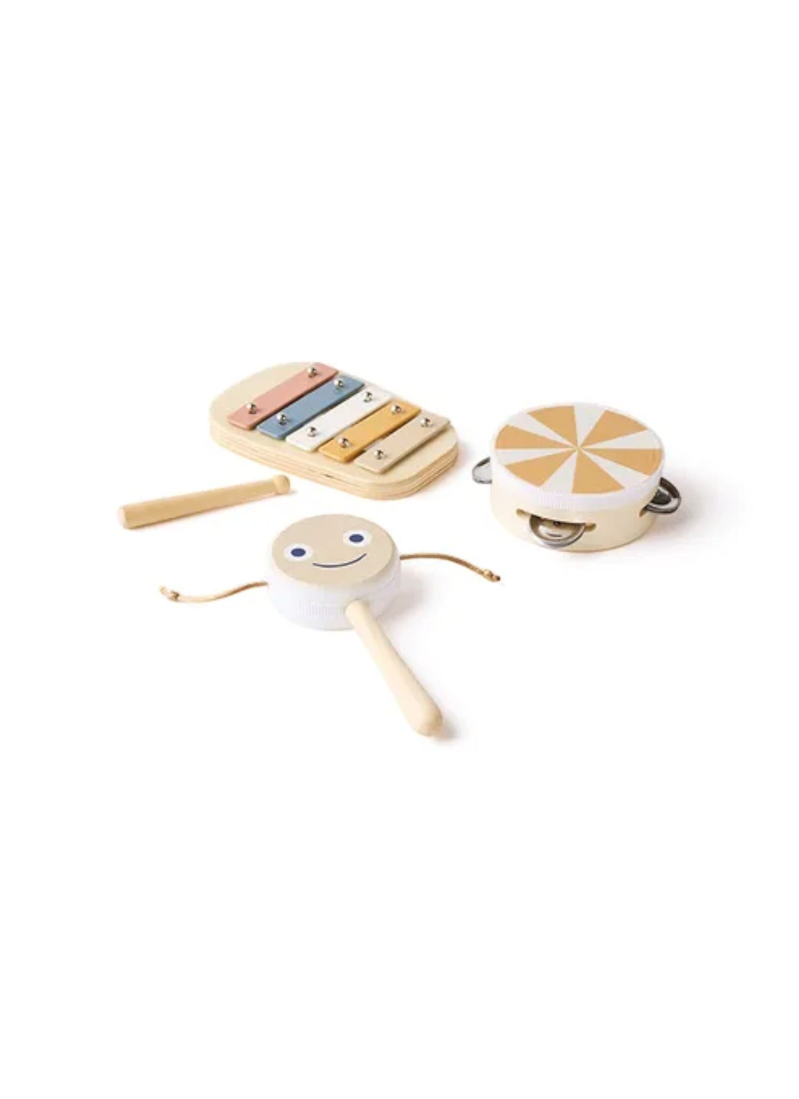 WOODEN MUSICAL INSTRUMENTS SET KID'S MUSIC