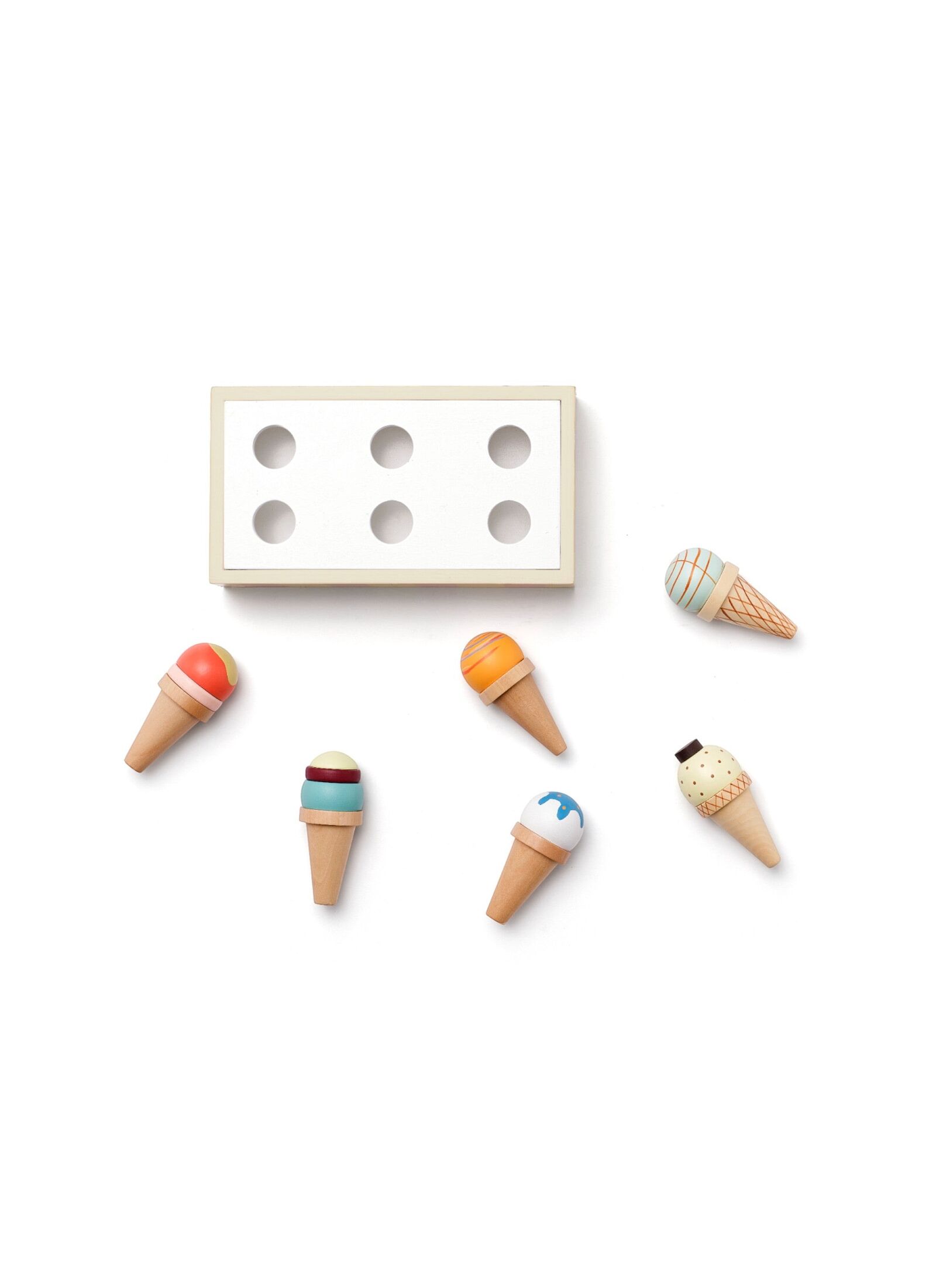 WOODEN ICE CREAM SET KID'S HUB