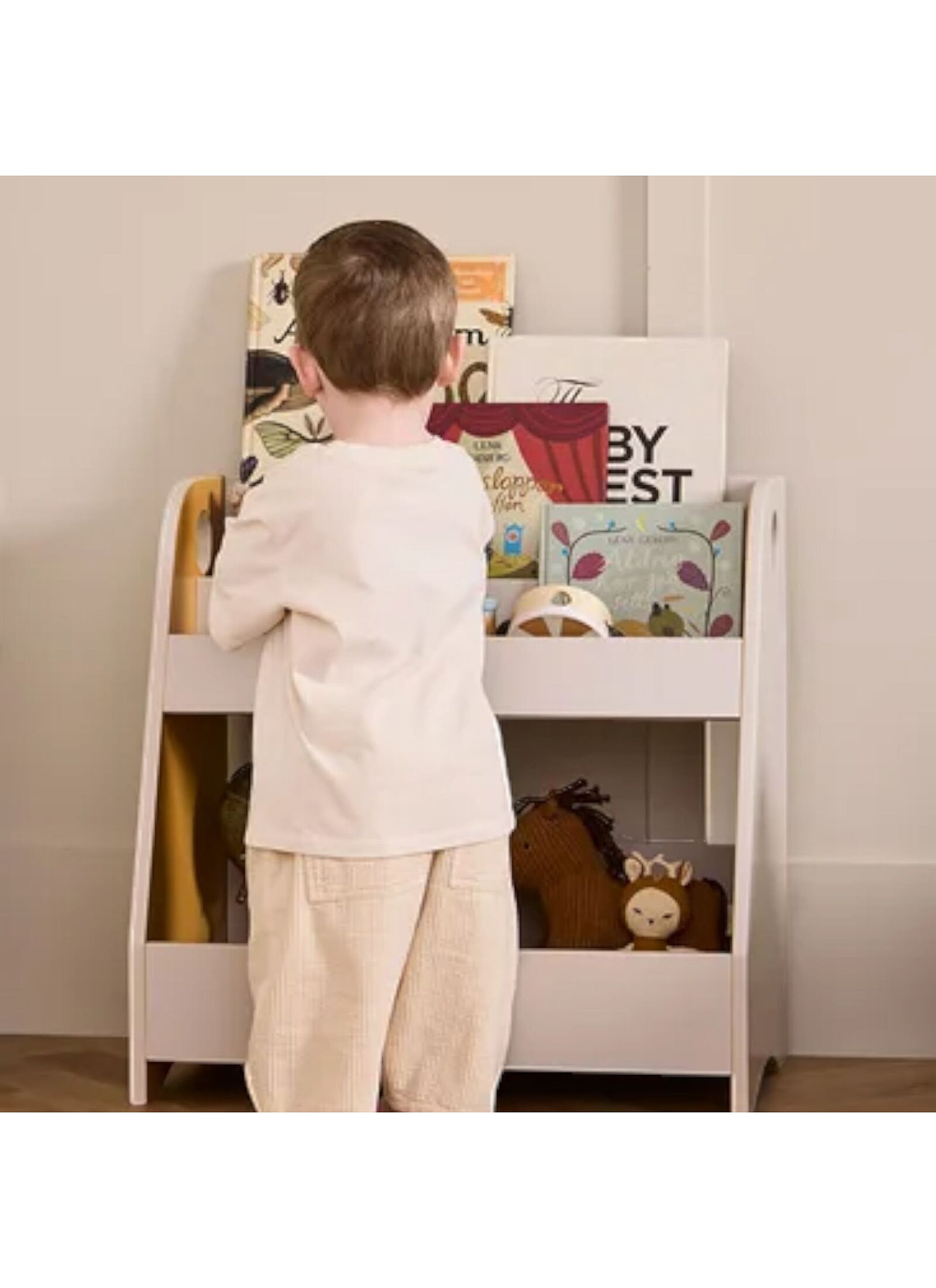 STORAGE SHELF STAR GRAY-MUSTARD