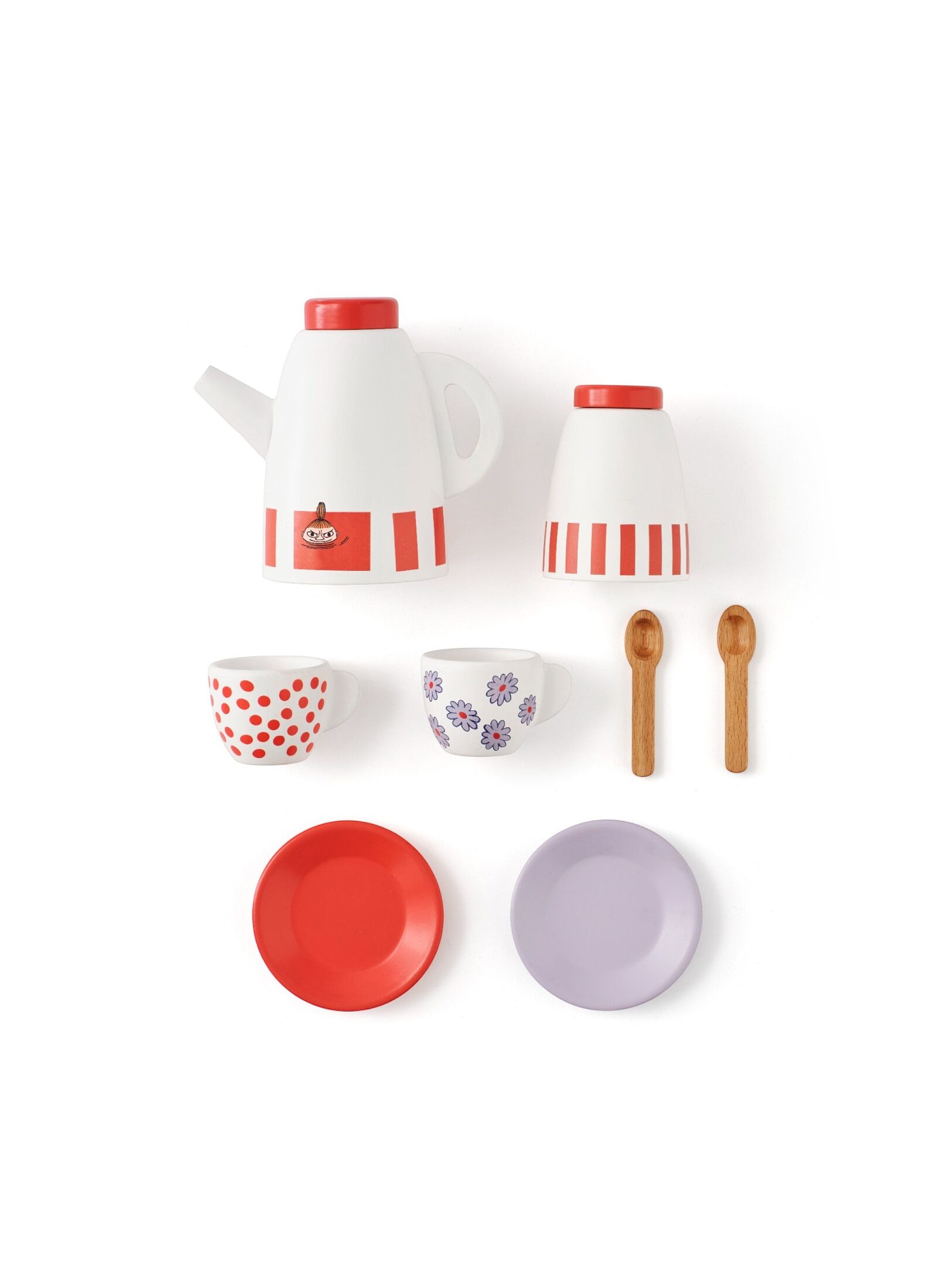 WOODEN COFFEE SET MOOMIN