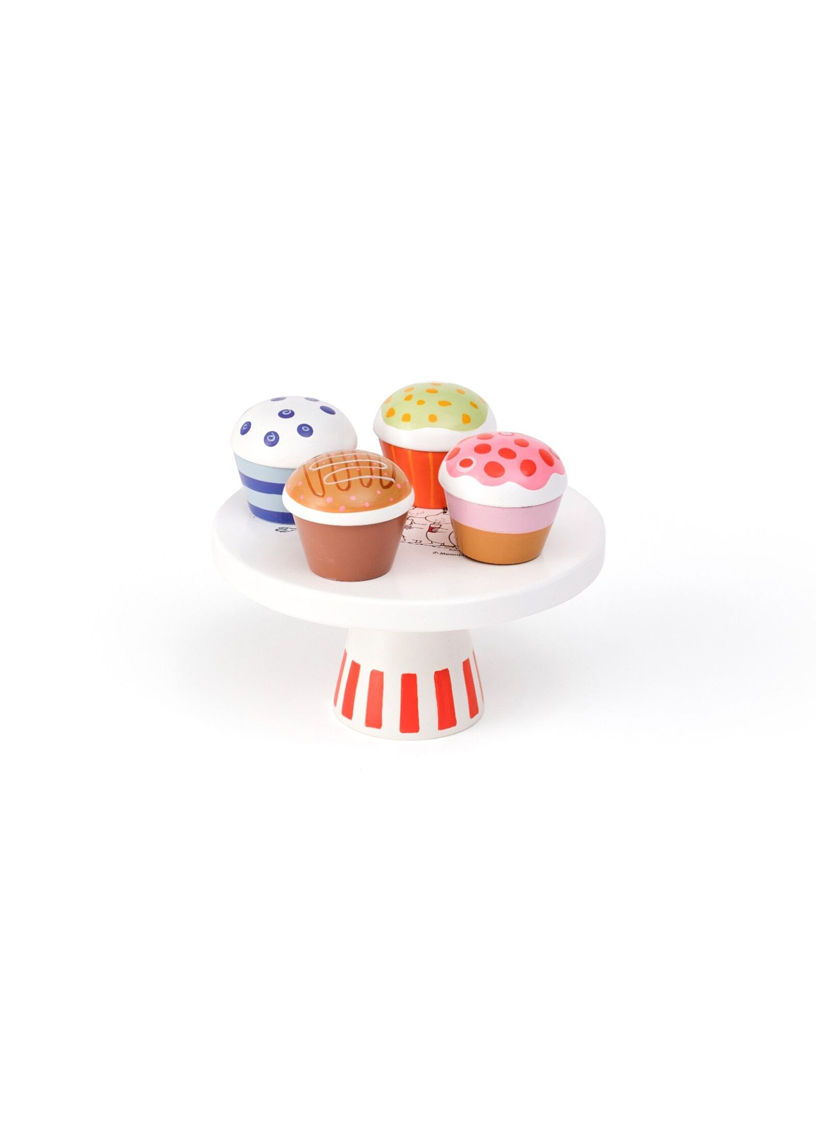 WOODEN TRAY WITH CAKES MOOMIN