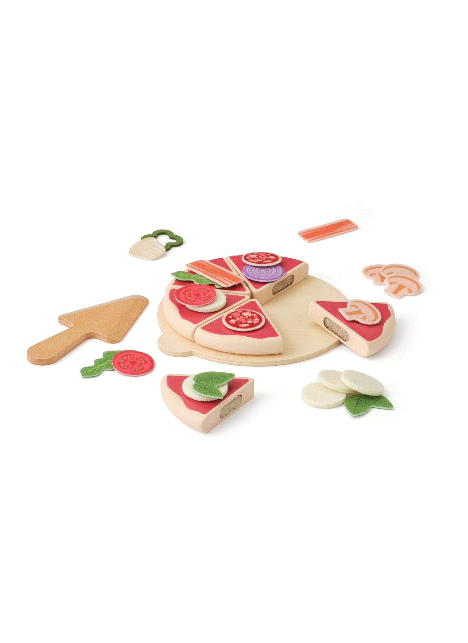 WOODEN PIZZA SET KID'S HUB