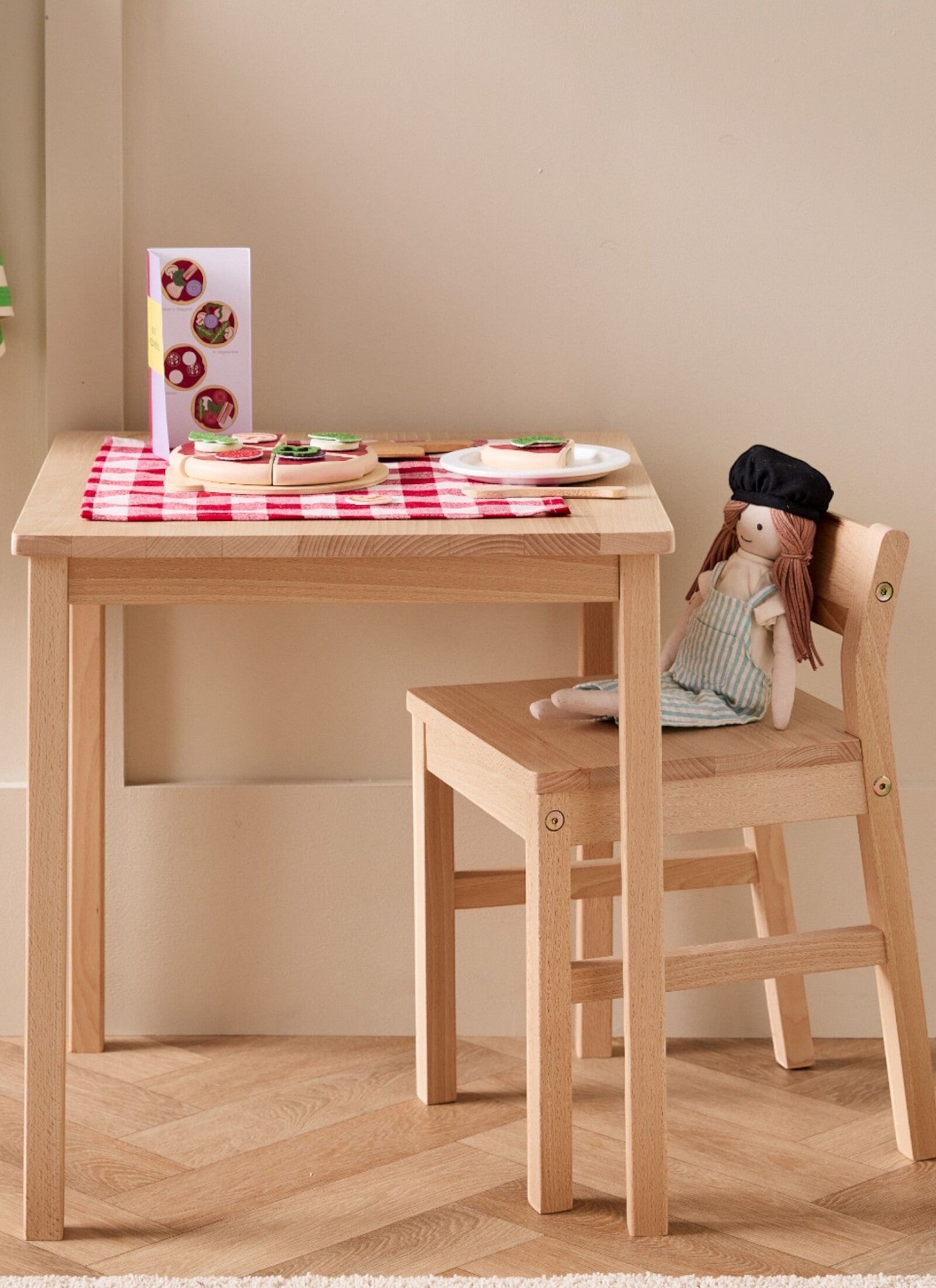 WOODEN PIZZA SET KID'S HUB