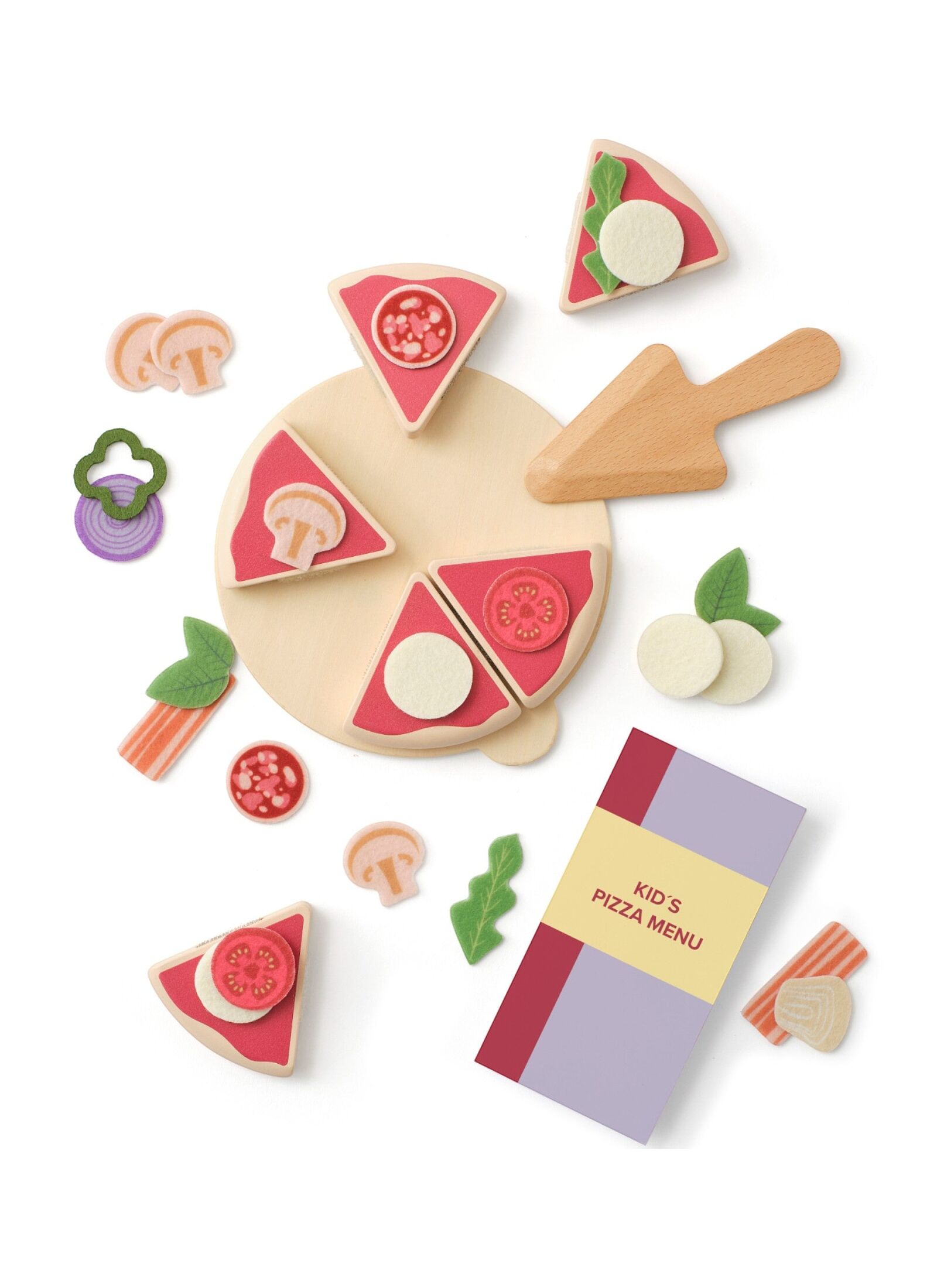 WOODEN PIZZA SET KID'S HUB